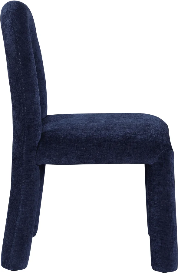 Amari Chenille Fabric Upholstered Dining Chair - Image 35