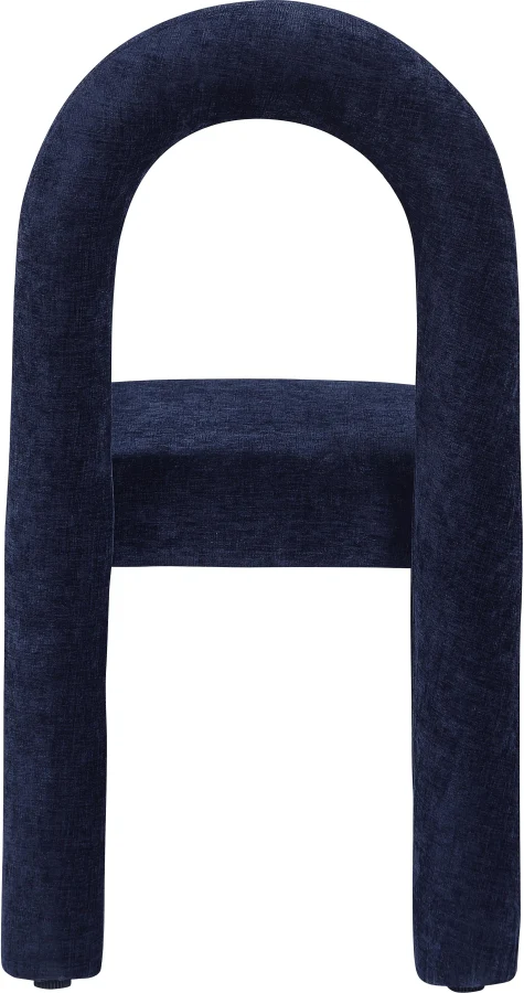 Amari Chenille Fabric Upholstered Dining Chair - Image 36