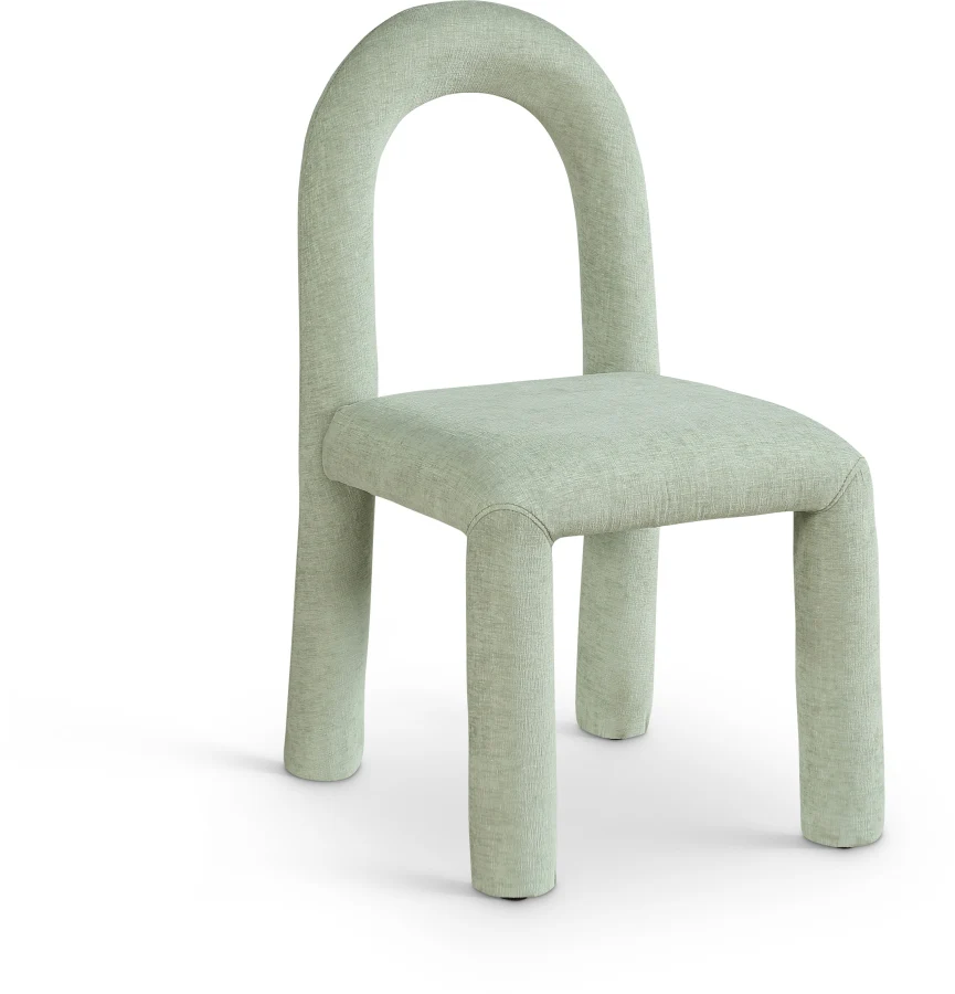 Amari Chenille Fabric Upholstered Dining Chair - Image 42