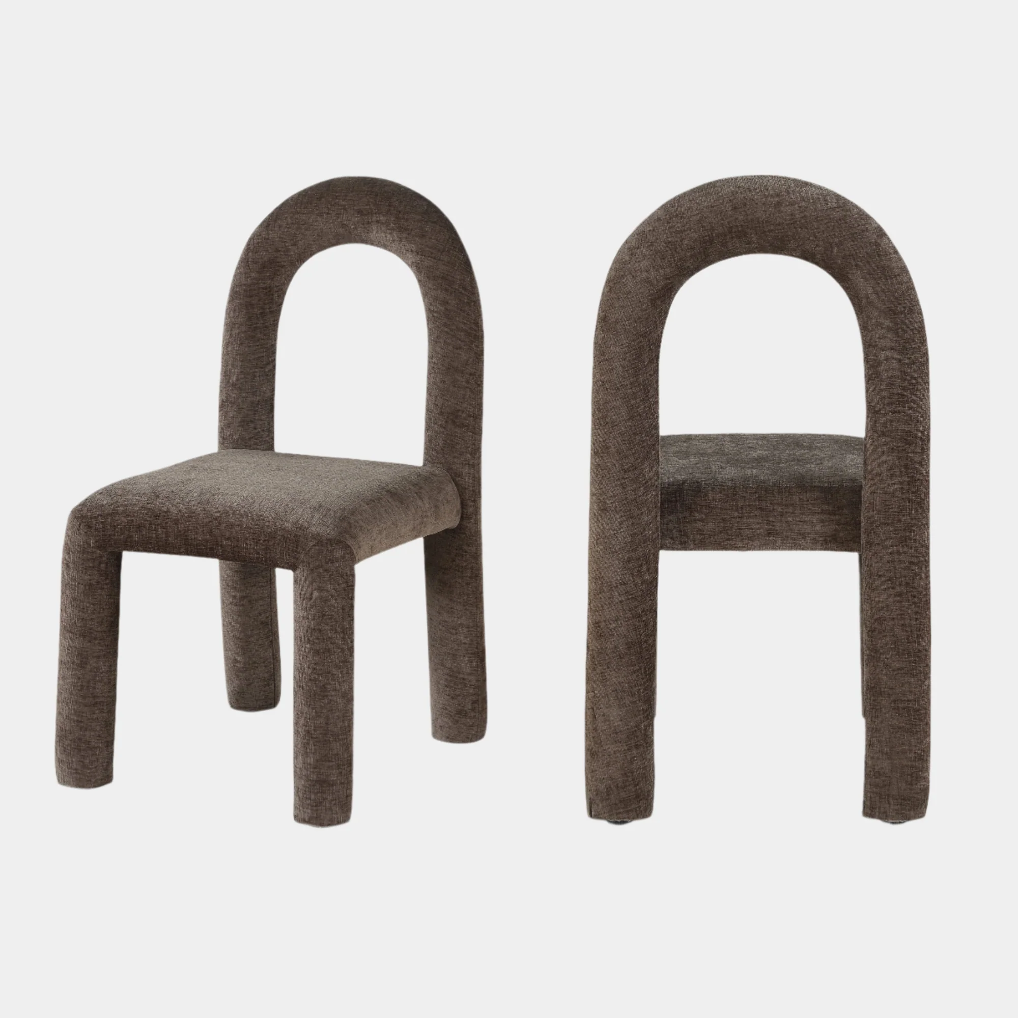 Amari Chenille Fabric Upholstered Dining Chair - Image 51