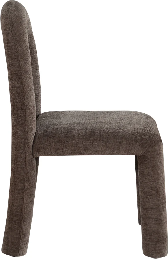 Amari Chenille Fabric Upholstered Dining Chair - Image 55