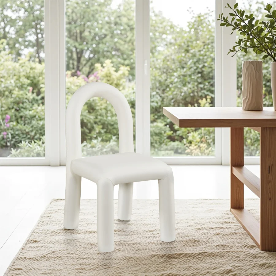 Amari Vegan Leather Upholstered Dining Chair - Image 13