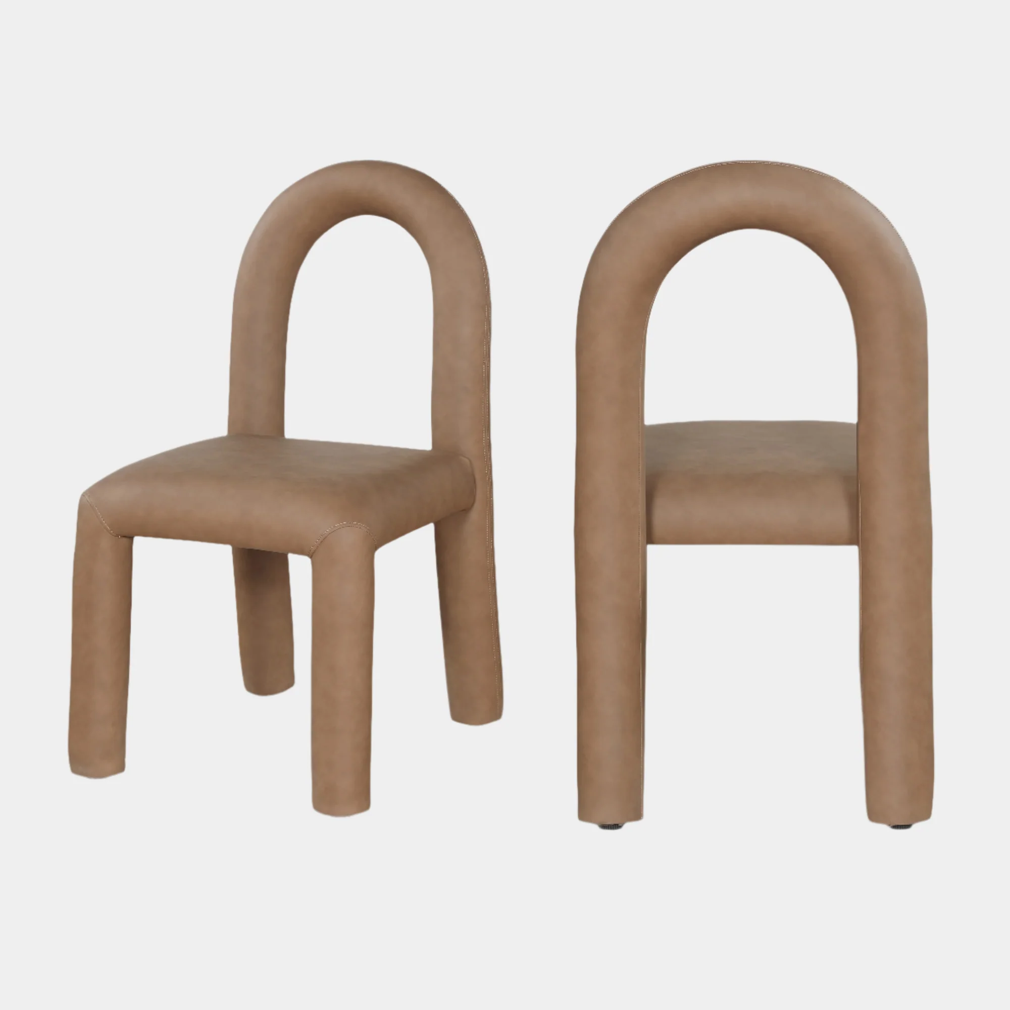 Amari Vegan Leather Upholstered Dining Chair - Image 31
