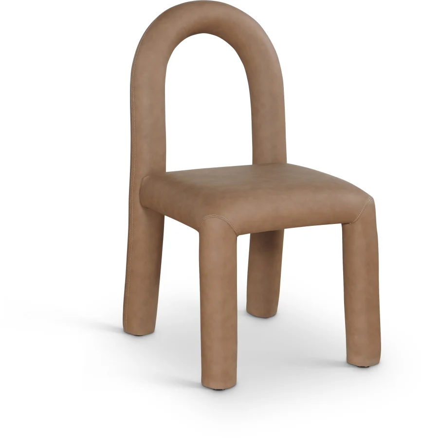 Amari Vegan Leather Upholstered Dining Chair - Image 32