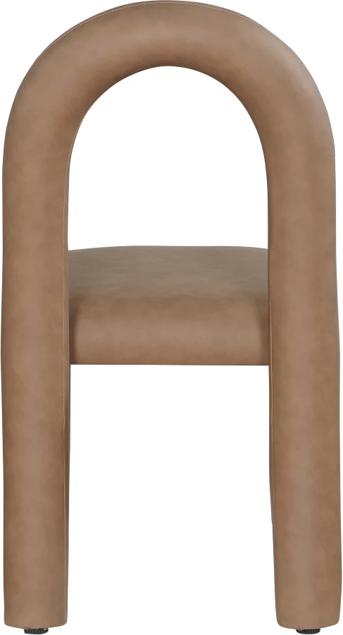 Amari Vegan Leather Upholstered Dining Chair - Image 36