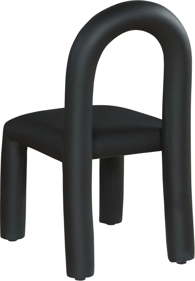 Amari Vegan Leather Upholstered Dining Chair - Image 7
