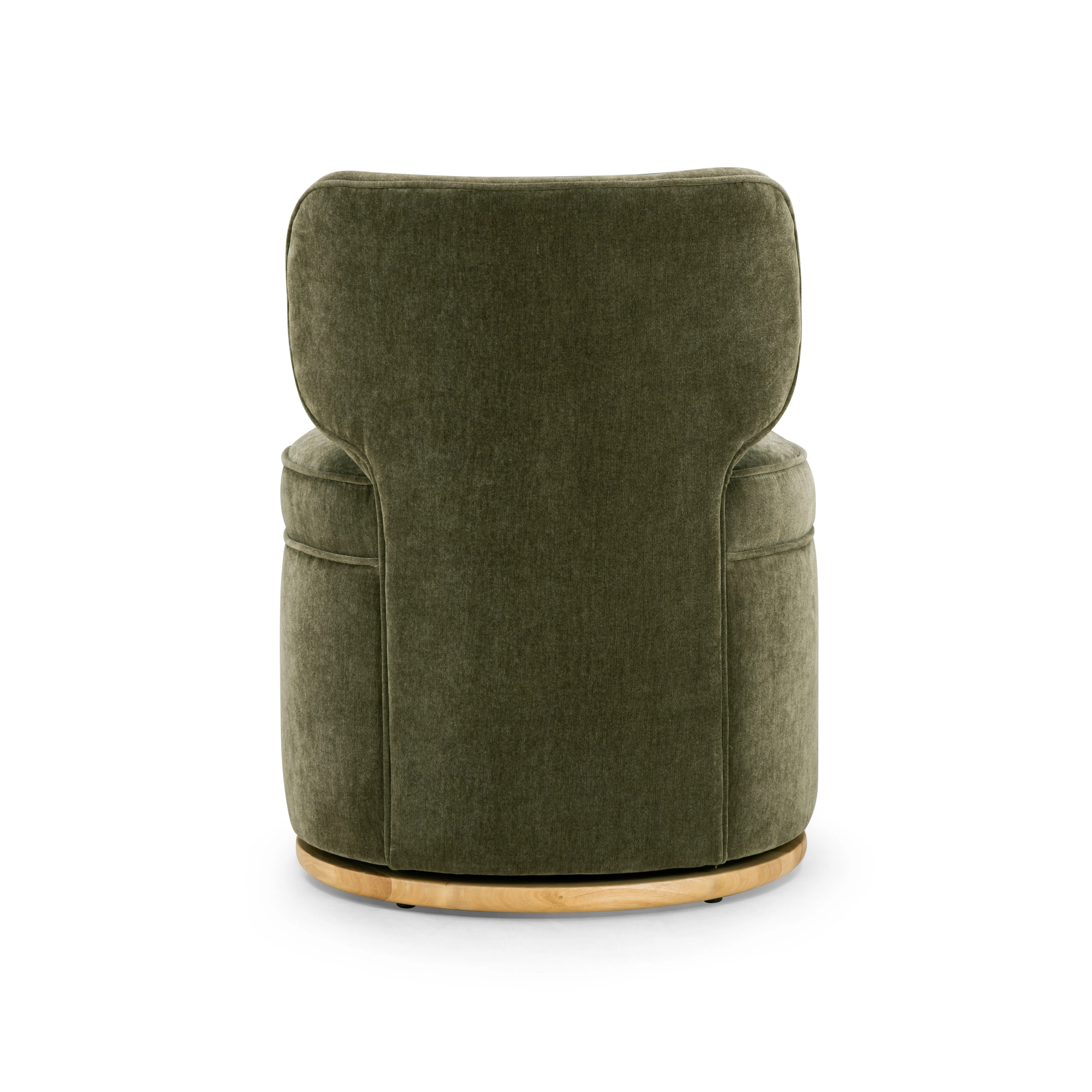 Amaya Green Upcycled Contract-Grade Chenille Swivel Desk Chair - Image 6