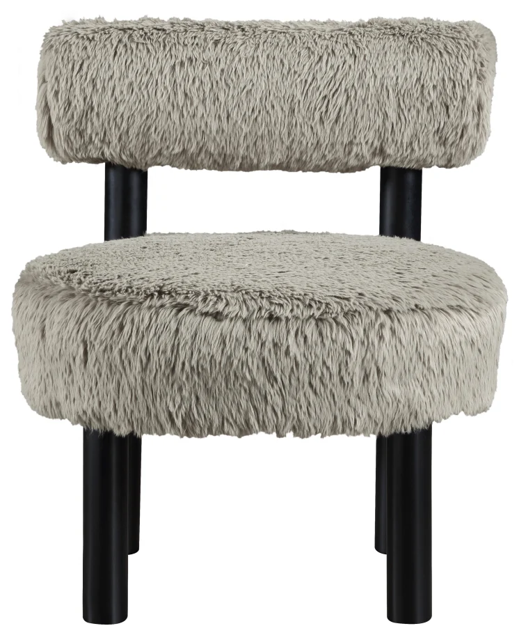 Ambre Vegan Shearling Fabric Upholstered Accent Chair - Image 31