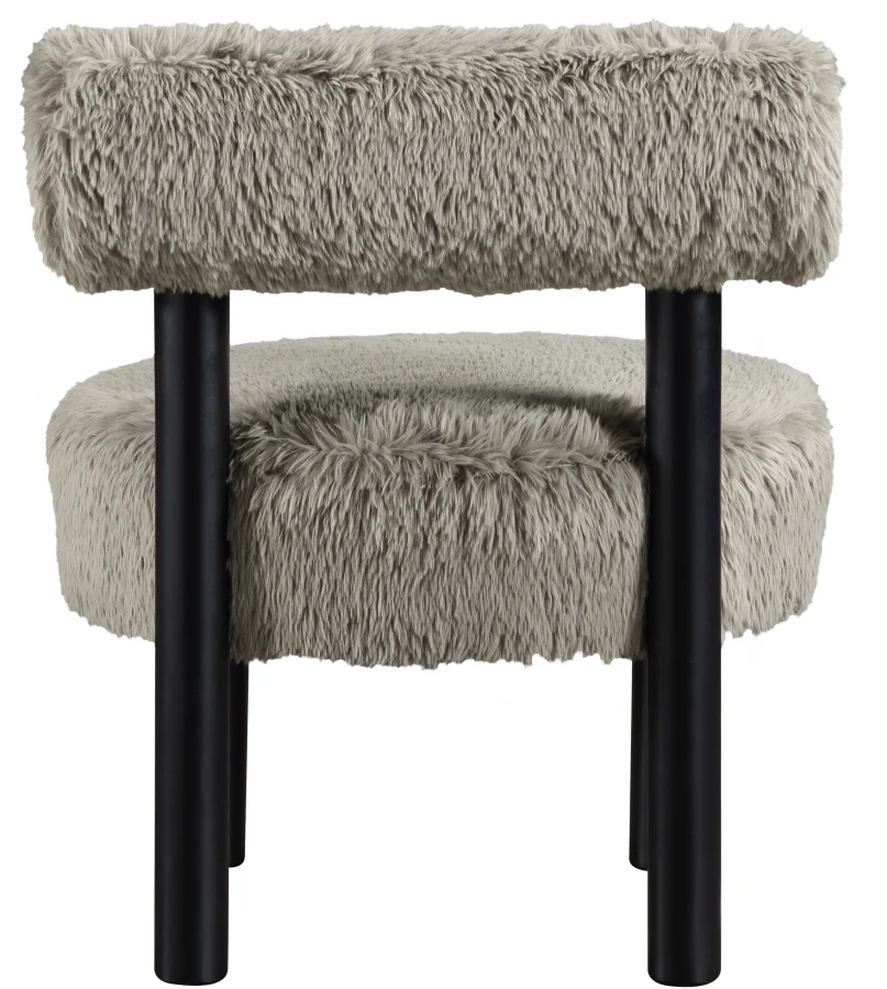 Ambre Vegan Shearling Fabric Upholstered Accent Chair - Image 33