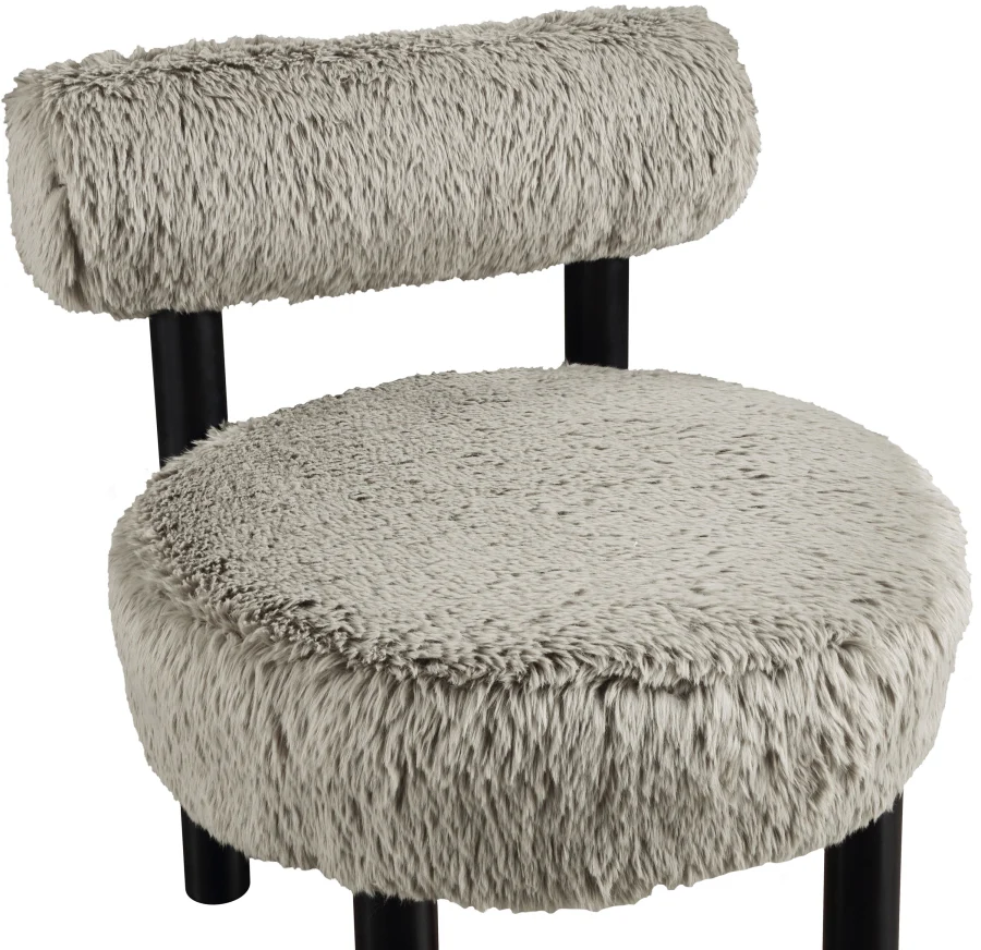 Ambre Vegan Shearling Fabric Upholstered Accent Chair - Image 34