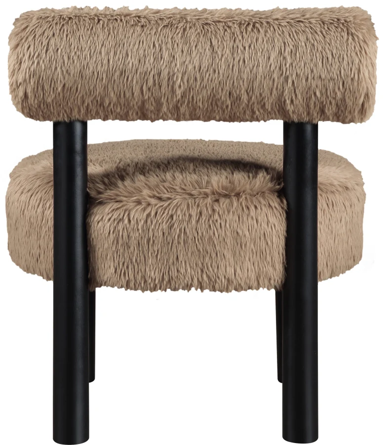 Ambre Vegan Shearling Fabric Upholstered Accent Chair - Image 42