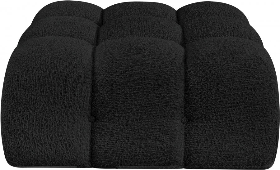 Ames Boucle Fabric Ottoman - Image 5
