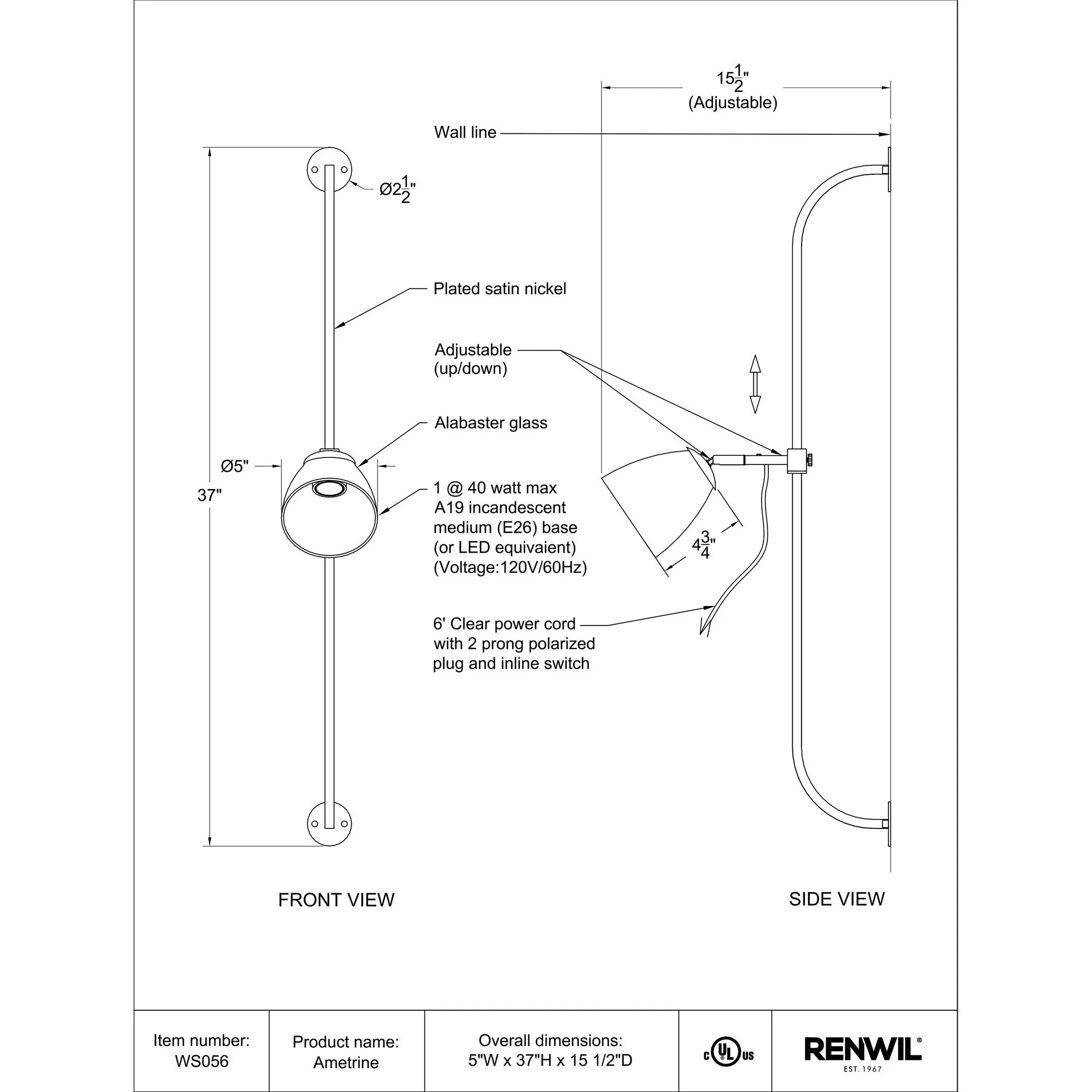 Ametrine Wall Sconce - Image 5
