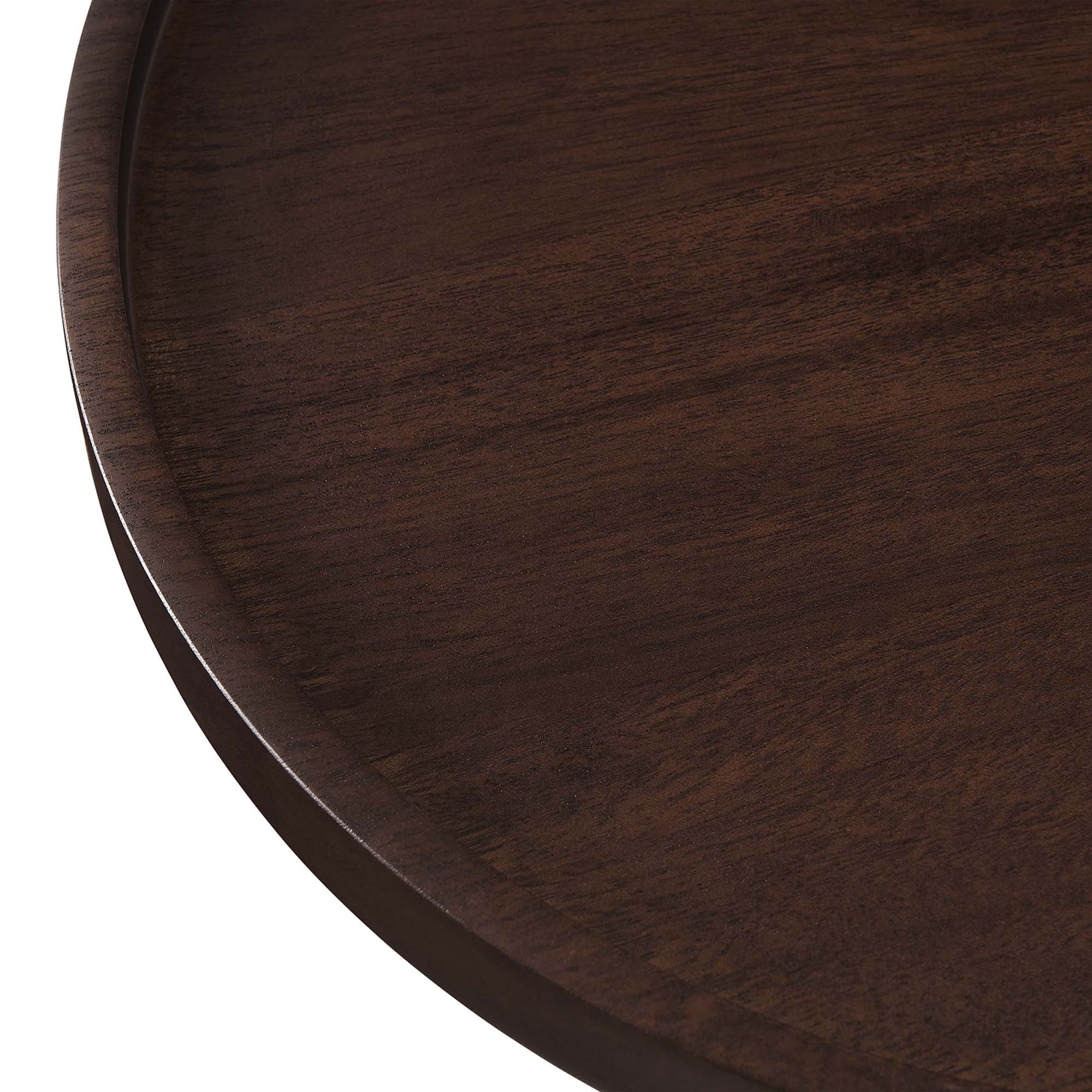 Amina Round Acacia Wood Side Table - Image 16