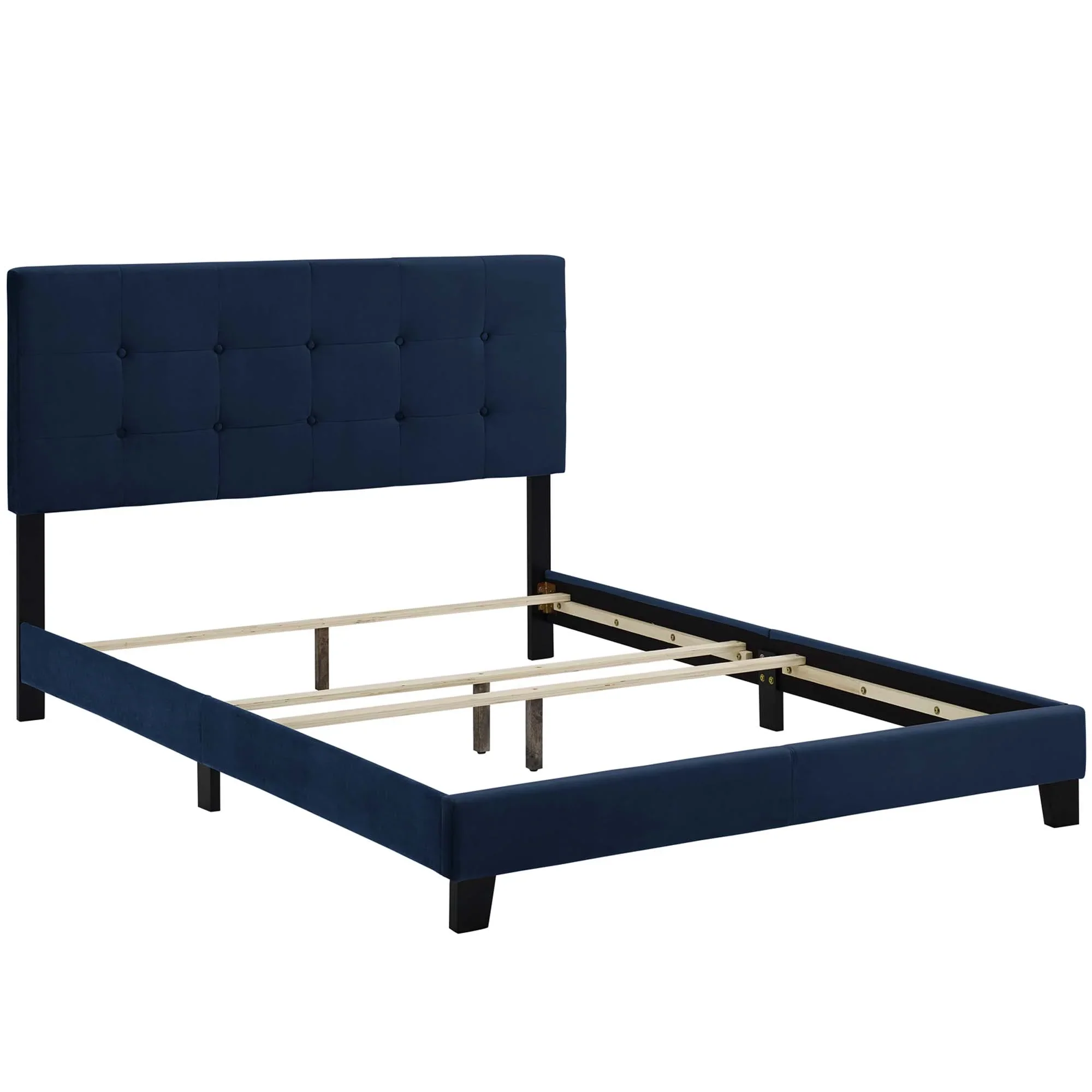 Amira Performance Velvet Bed - Image 11