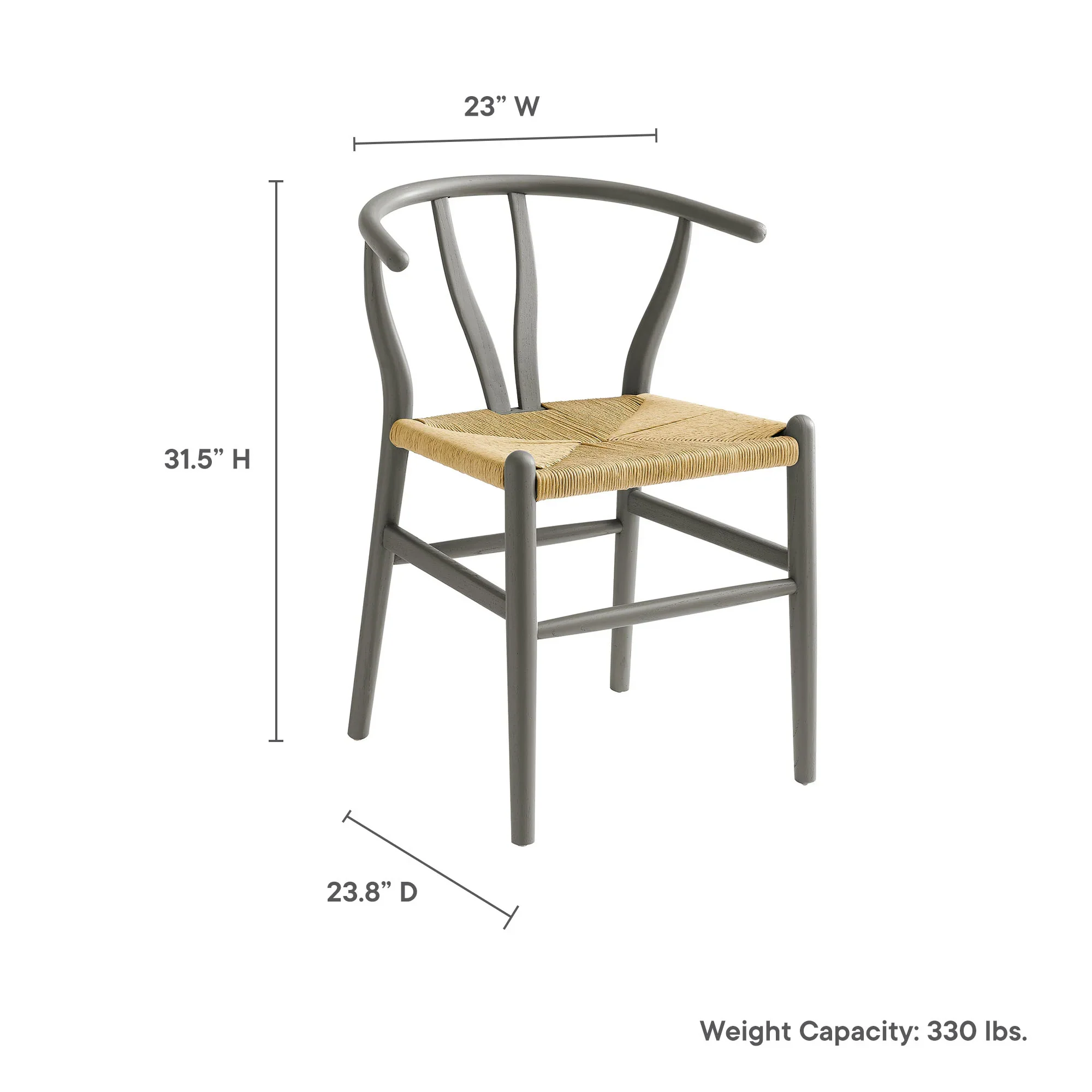 Amish 32" Wood Dining Accent Chair - Image 10