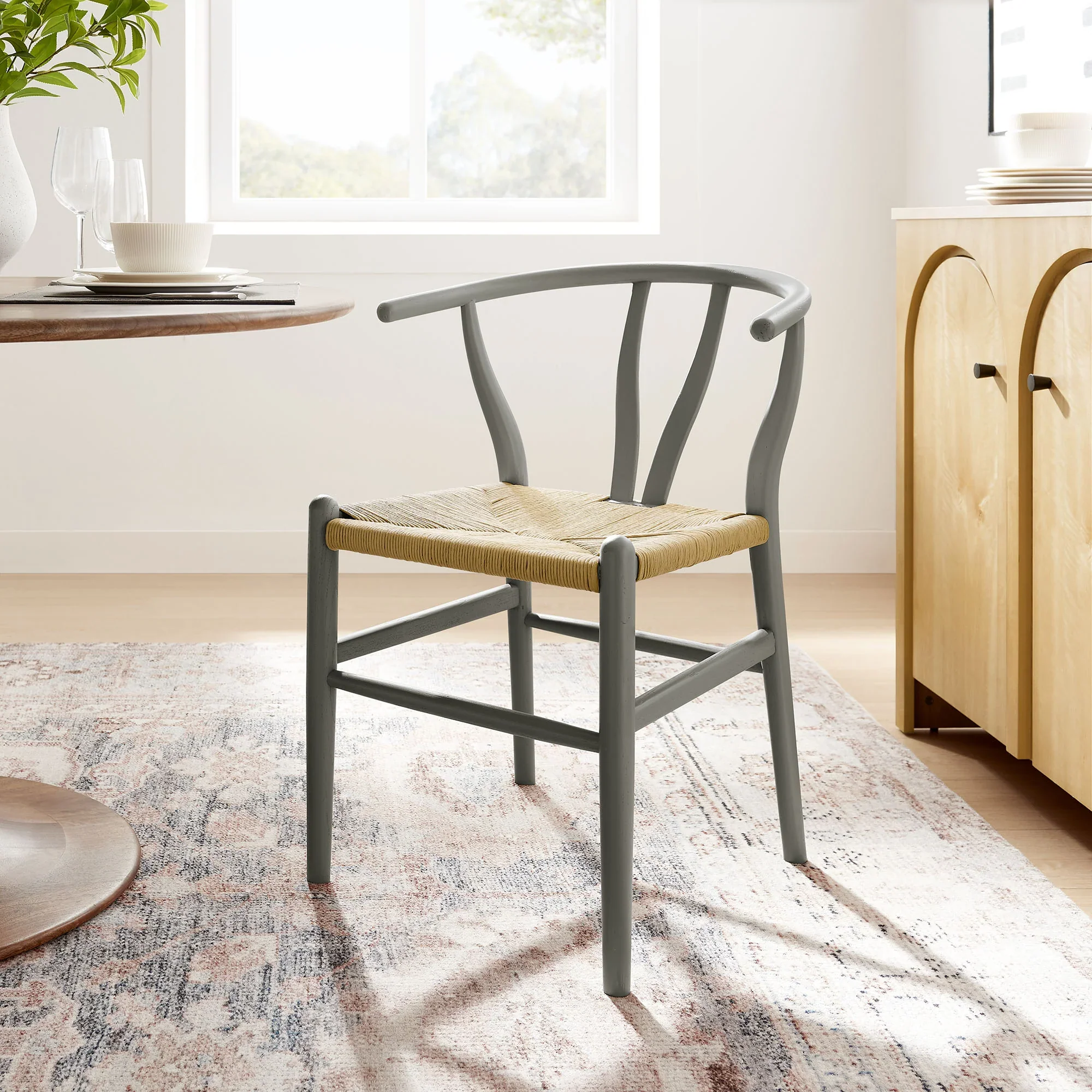 Amish 32" Wood Dining Accent Chair - Image 2