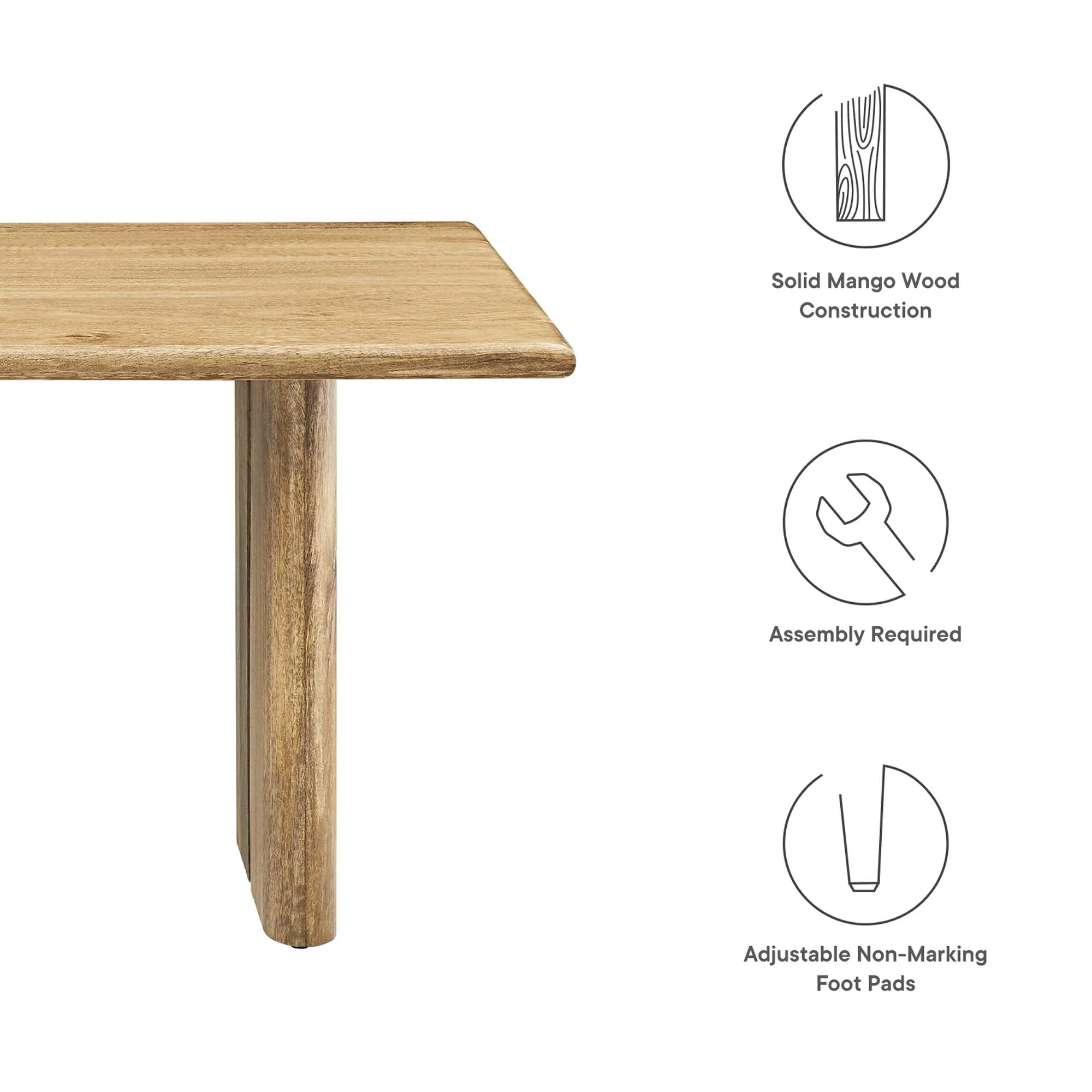 Amistad Wood Coffee Table - Image 8