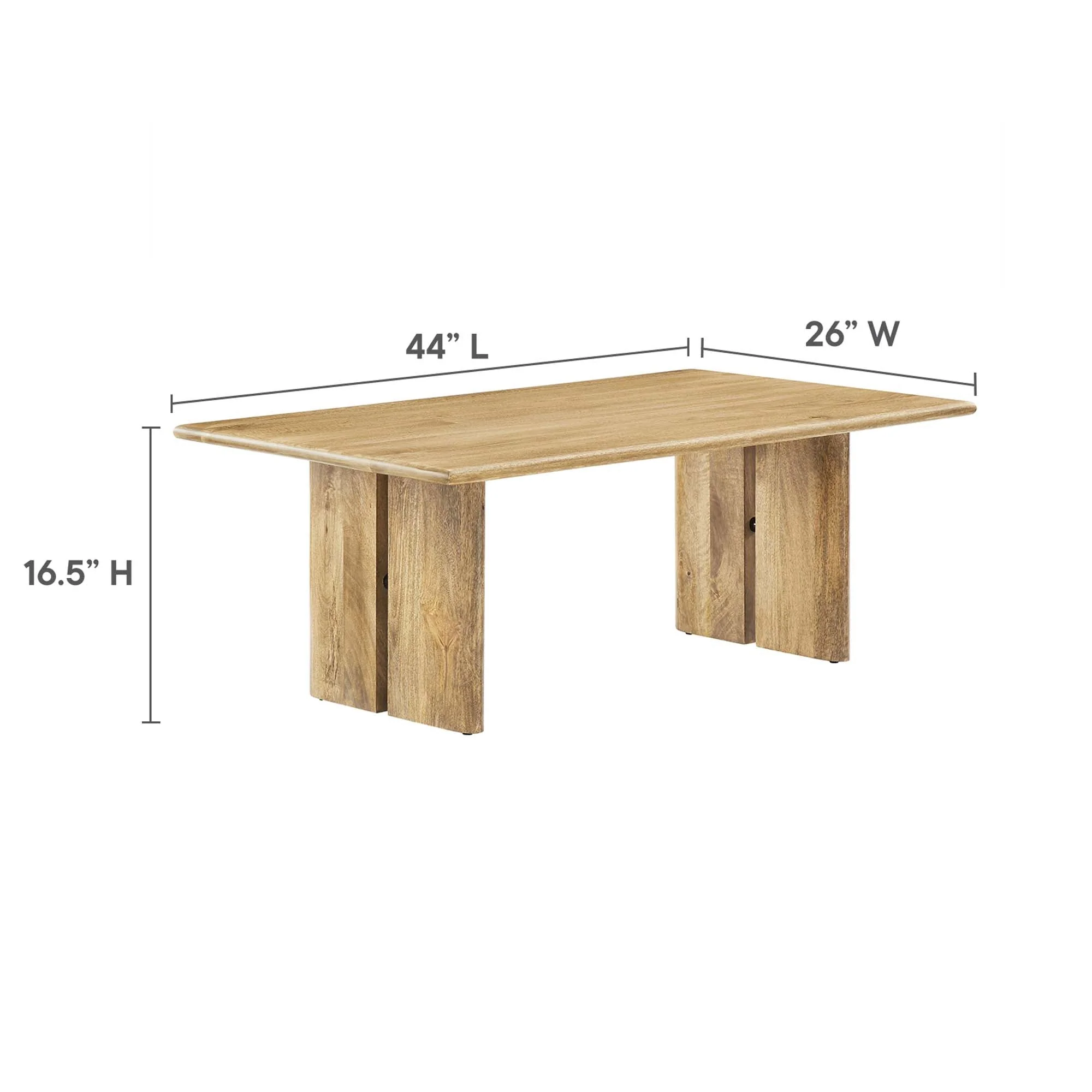 Amistad Wood Coffee Table - Image 9