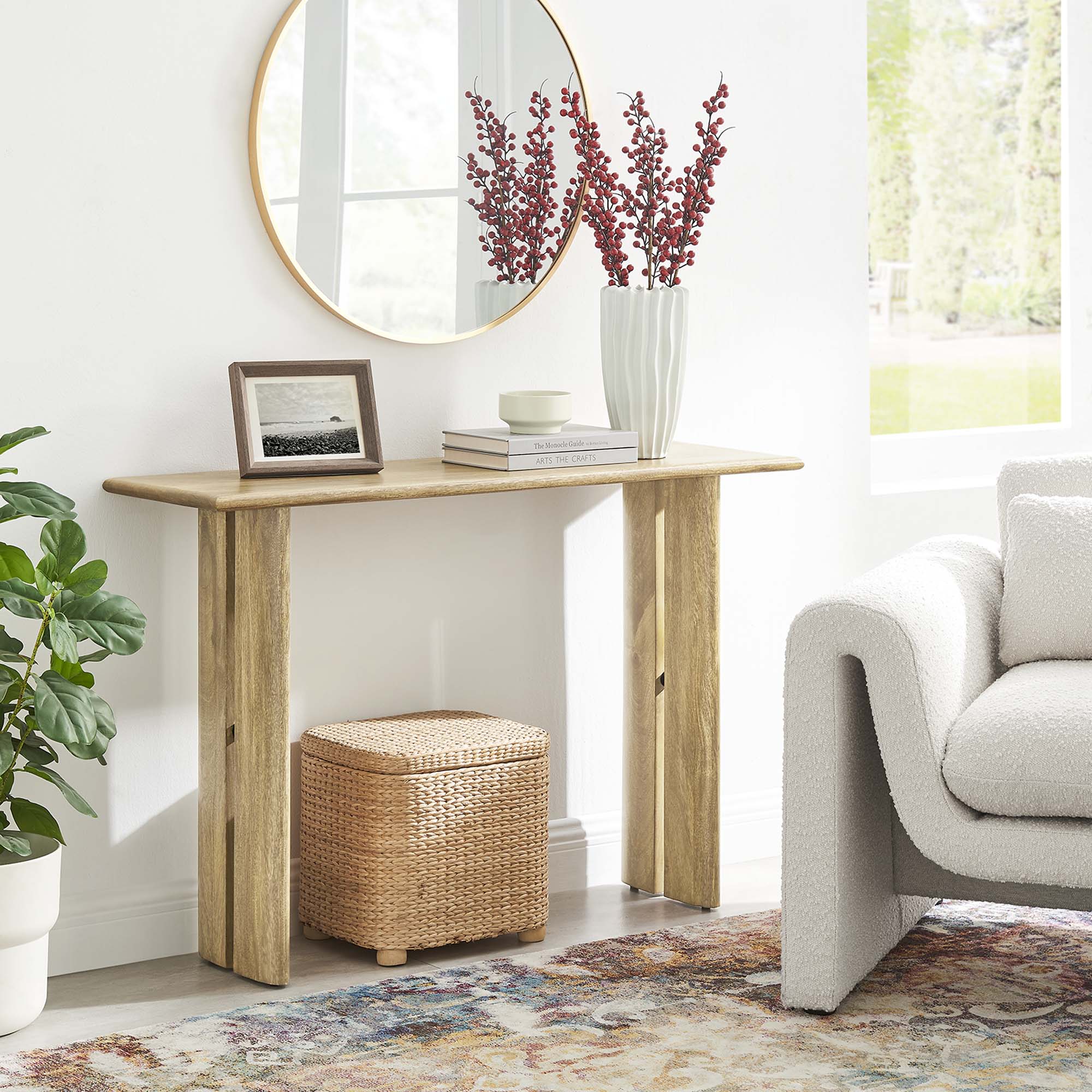 Amistad Wood Console Table - Image 11