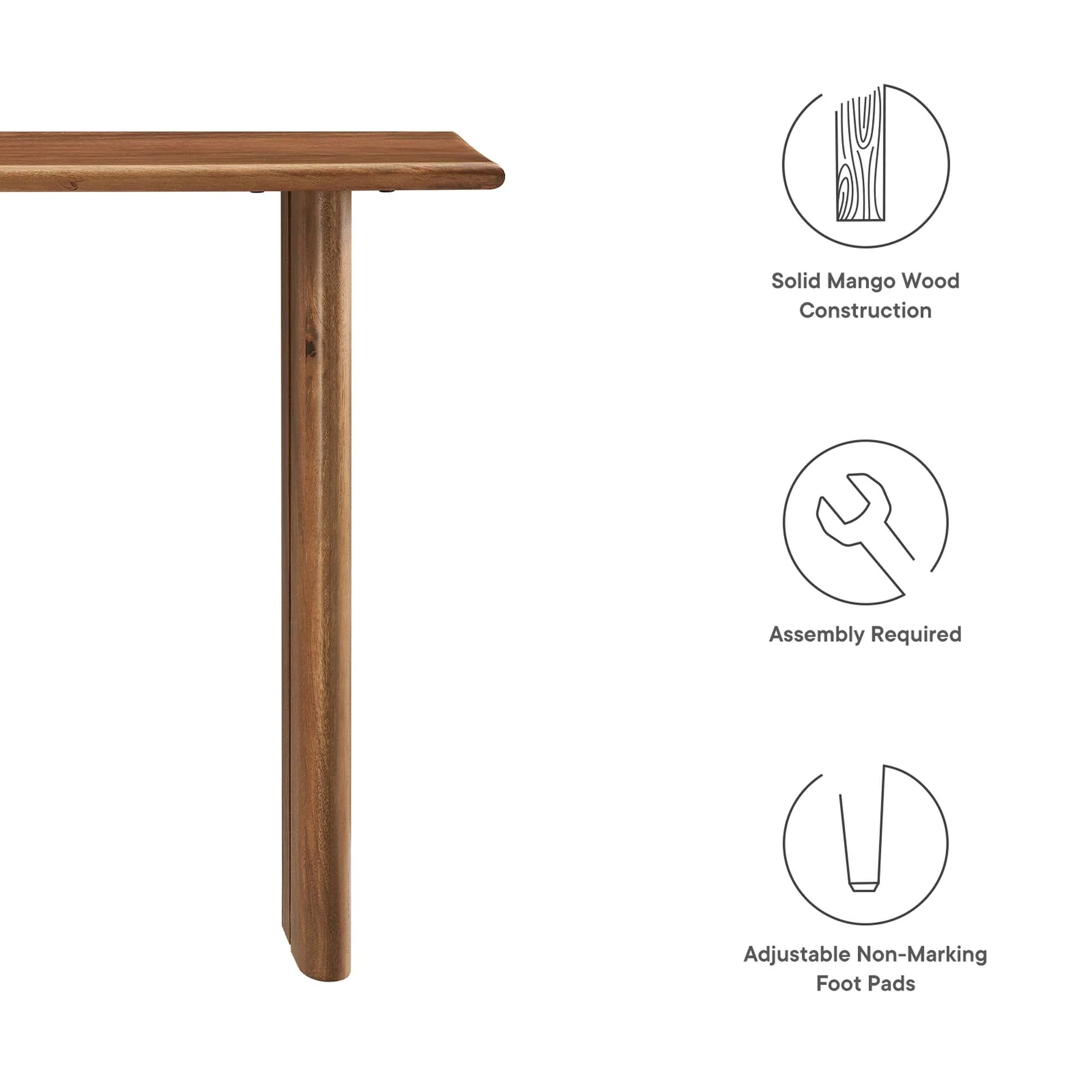 Amistad Wood Console Table - Image 8