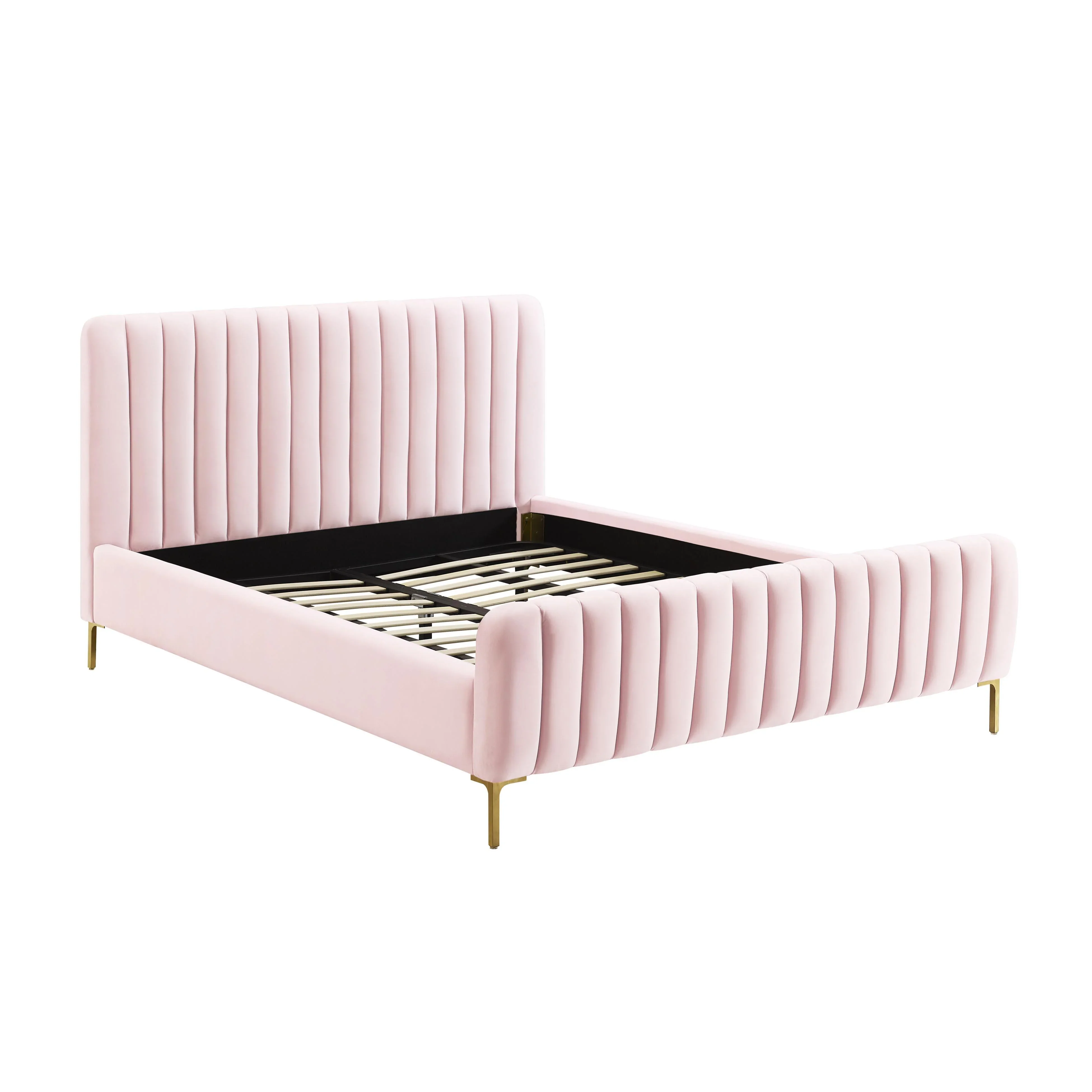 Angela Performance Velvet Bed - Image 3