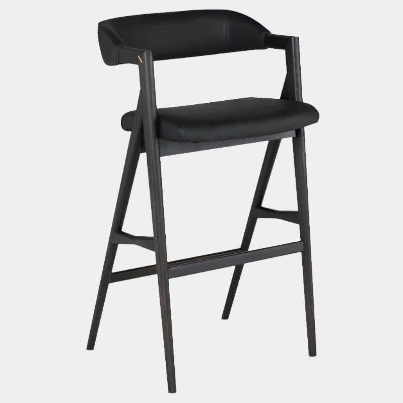 Anita Stool (Ebonized Oak Frame) - Image 17