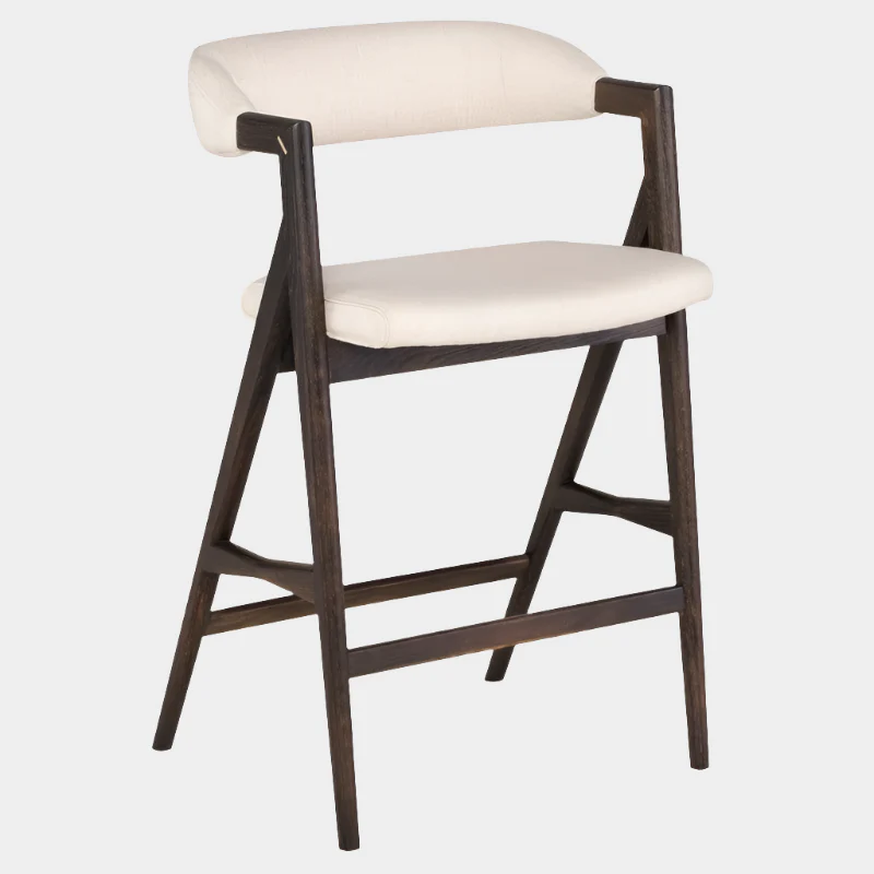 Anita Stool (Seared Oak Frame)