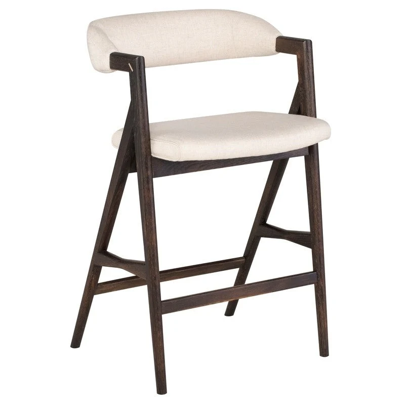 Anita Stool (Seared Oak Frame) - Image 3