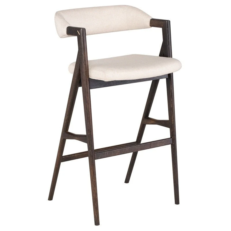 Anita Stool (Seared Oak Frame) - Image 8