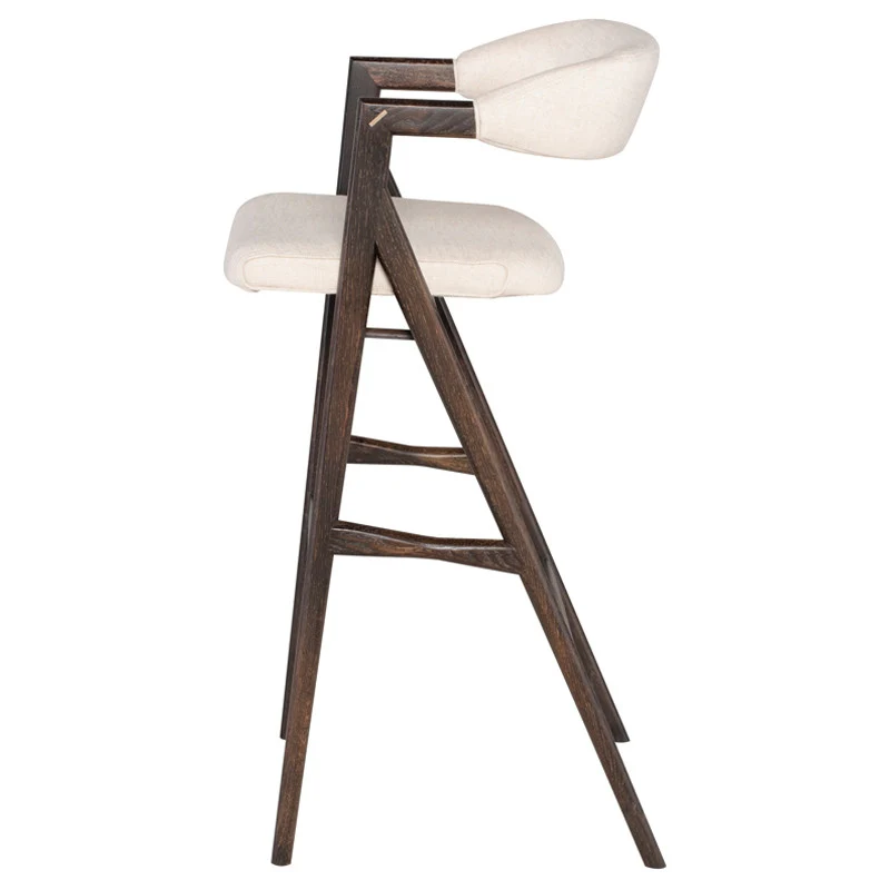 Anita Stool (Seared Oak Frame) - Image 9