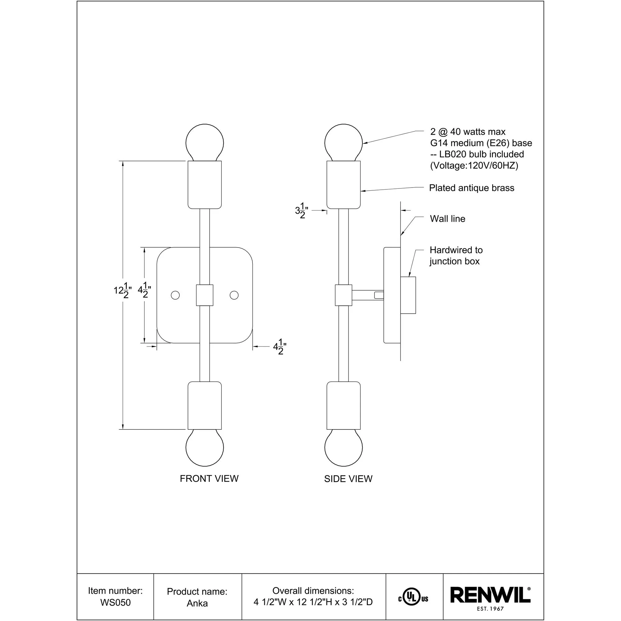 Anka Wall Sconce - Image 5