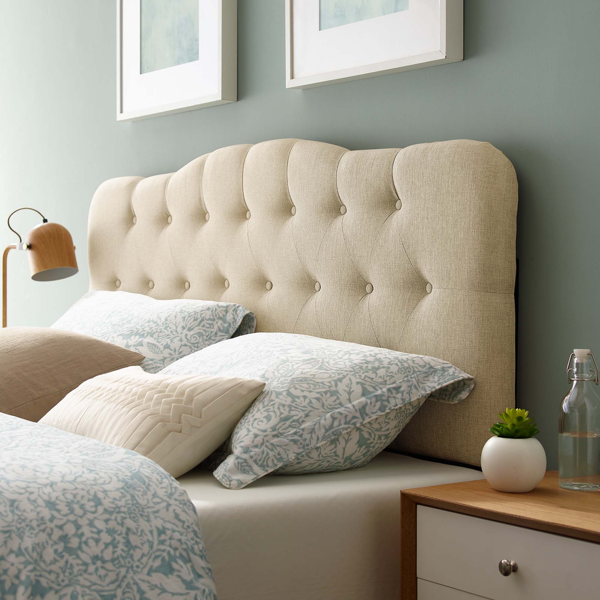Annabel Upholstered Fabric Headboard - Image 23