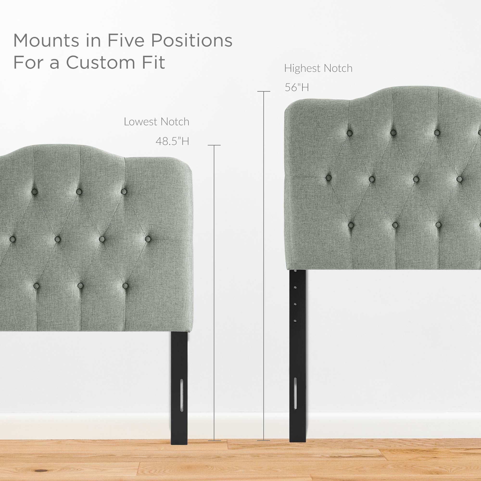 Annabel Upholstered Fabric Headboard - Image 6