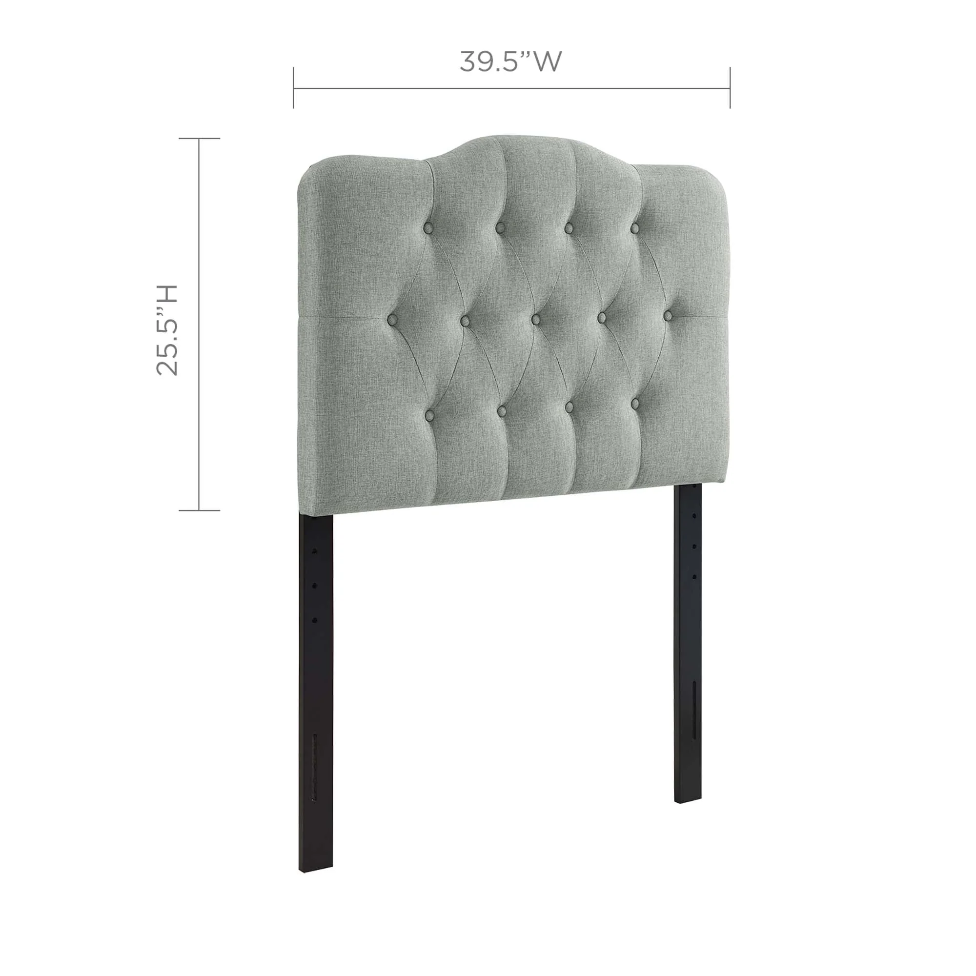Annabel Upholstered Fabric Headboard - Image 7
