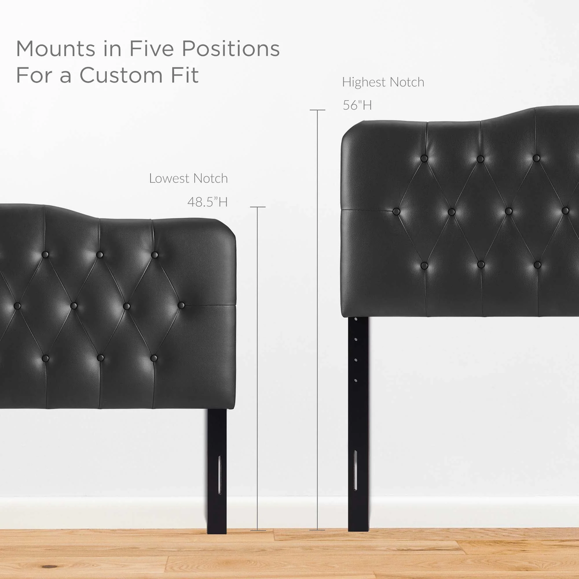 Annabel Upholstered Vinyl Headboard - Image 14
