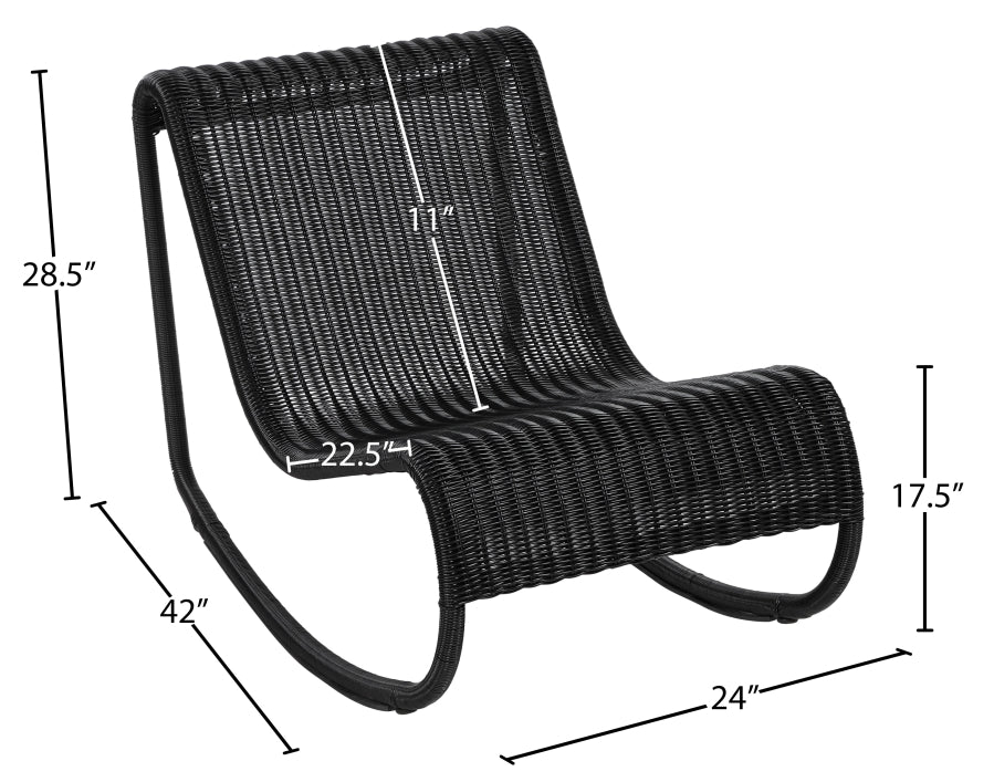 Antigua Wicker Outdoor Patio Rocking Chair - Image 10