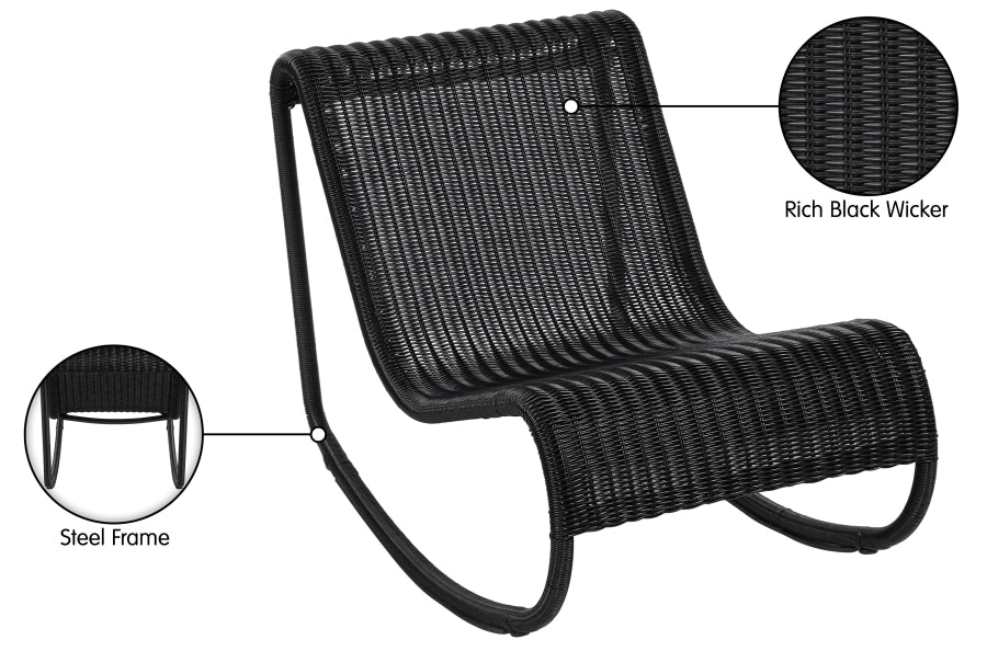 Antigua Wicker Outdoor Patio Rocking Chair - Image 11