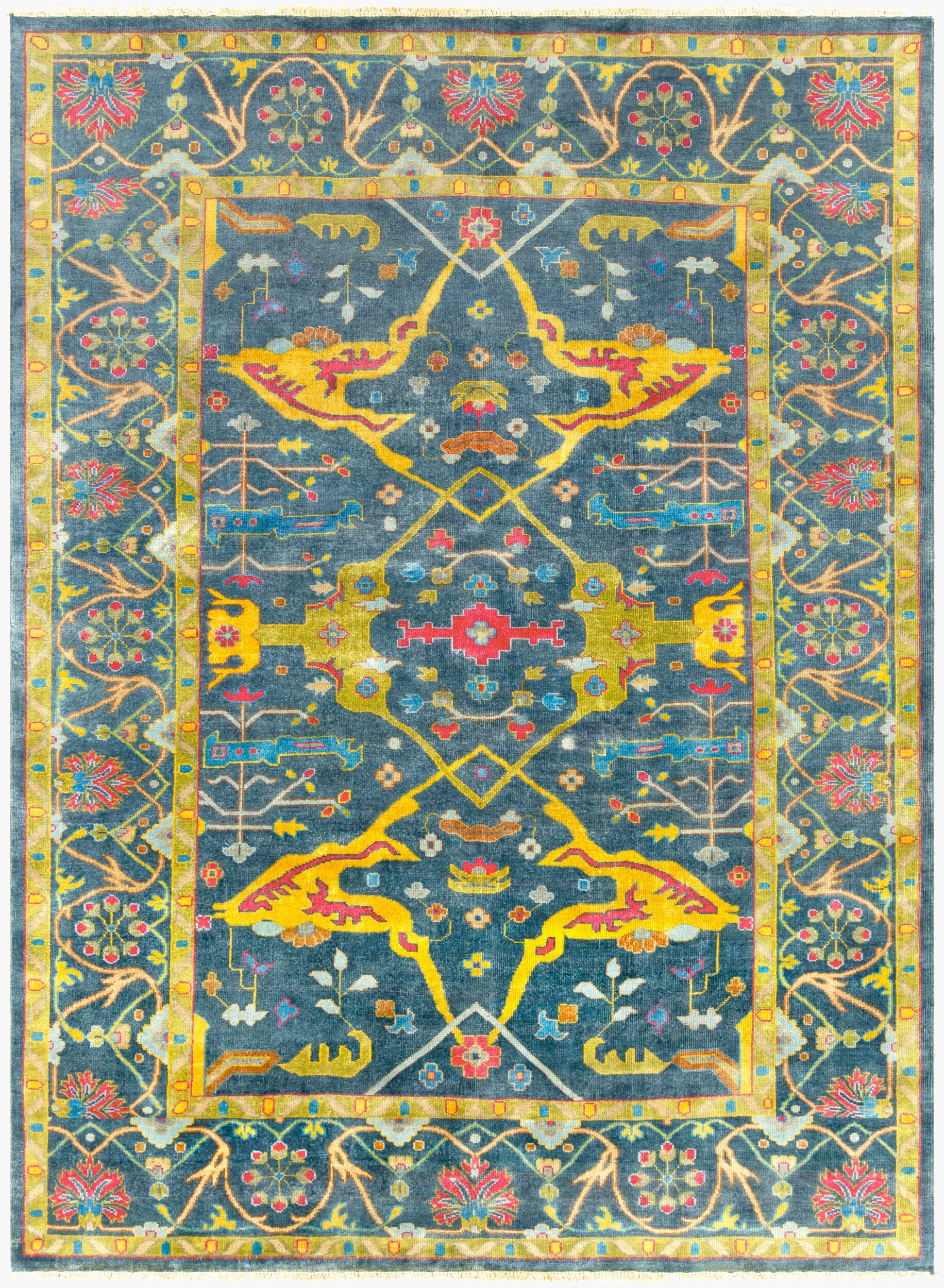 Antique Handmade Rug - Image 8
