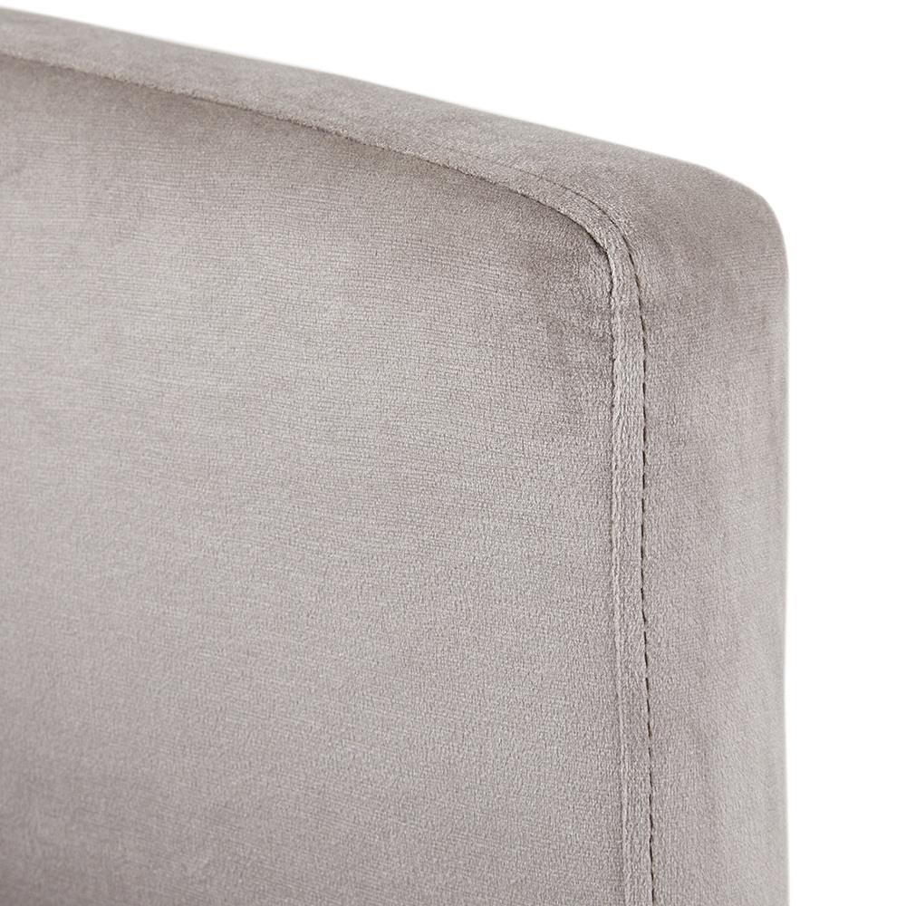 Anton Accent Chair Grey Velvet - Image 3