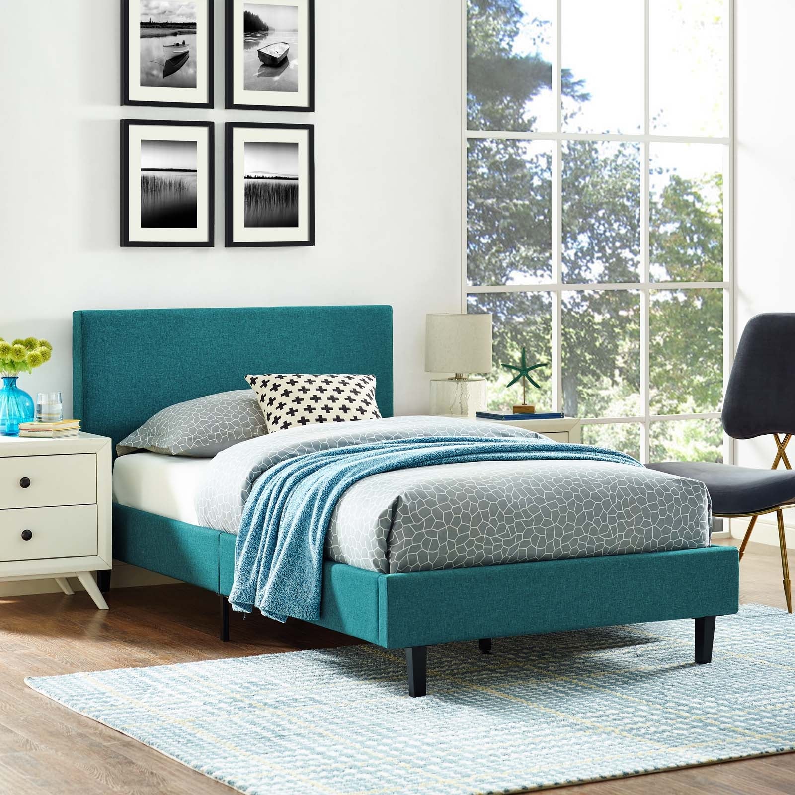 Anya Fabric Bed - Image 10