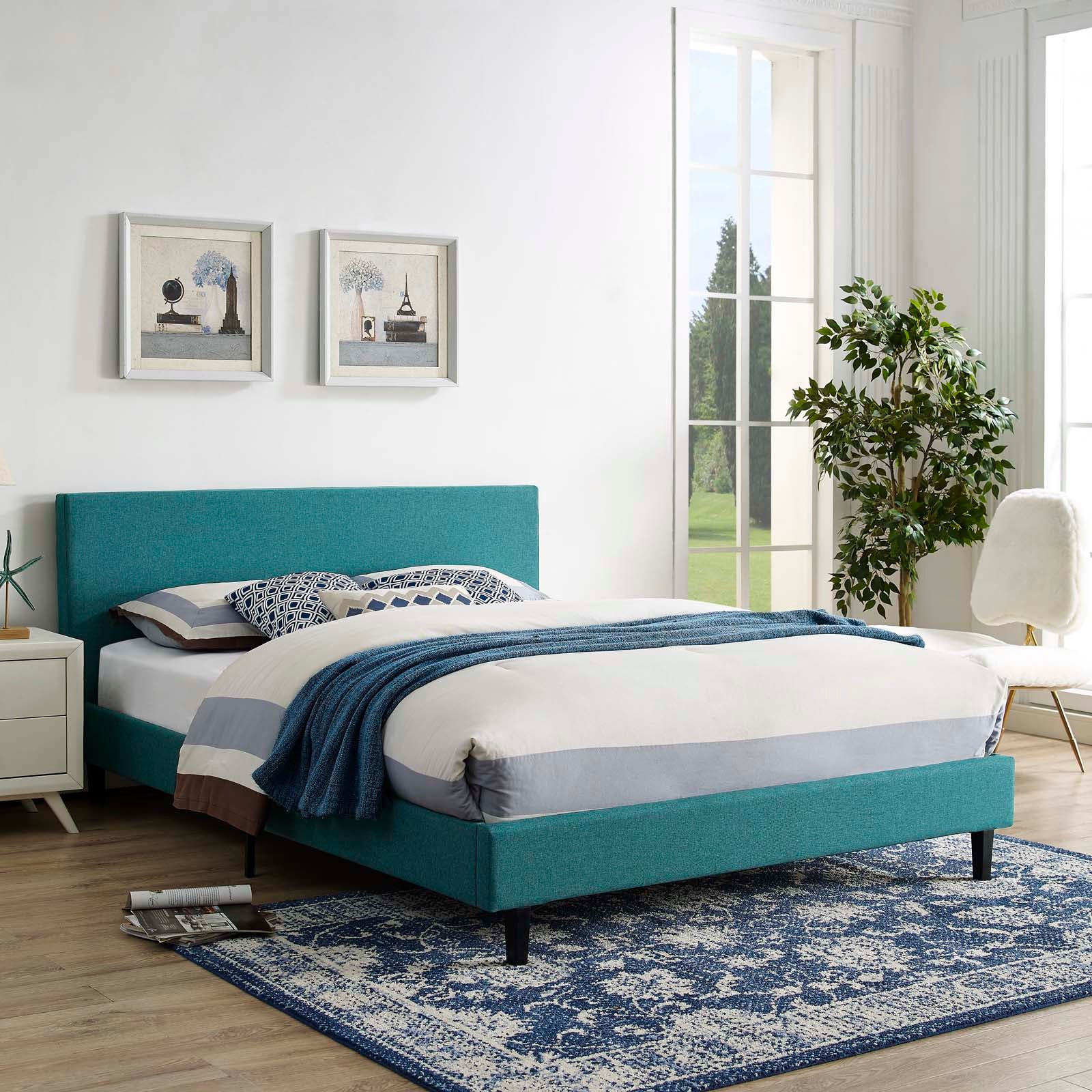 Anya Fabric Bed - Image 20