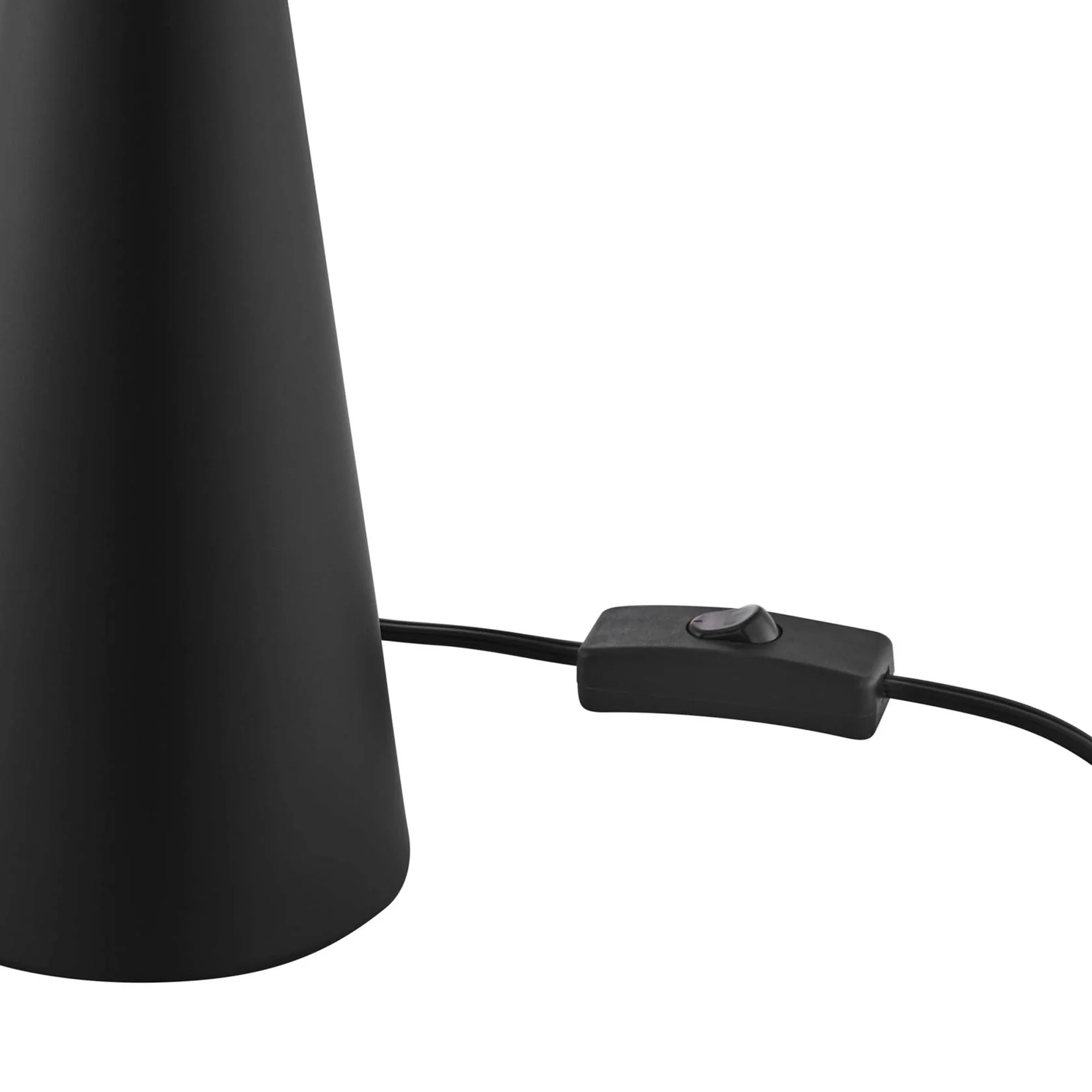 Apex Glass Globe Glass Table Lamp in White Black - Image 6