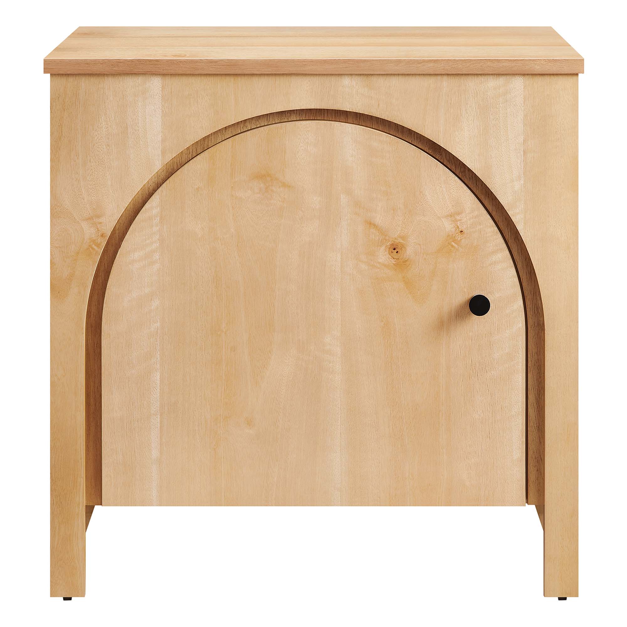 Appia Arched Door Nightstand in Oak - Image 5