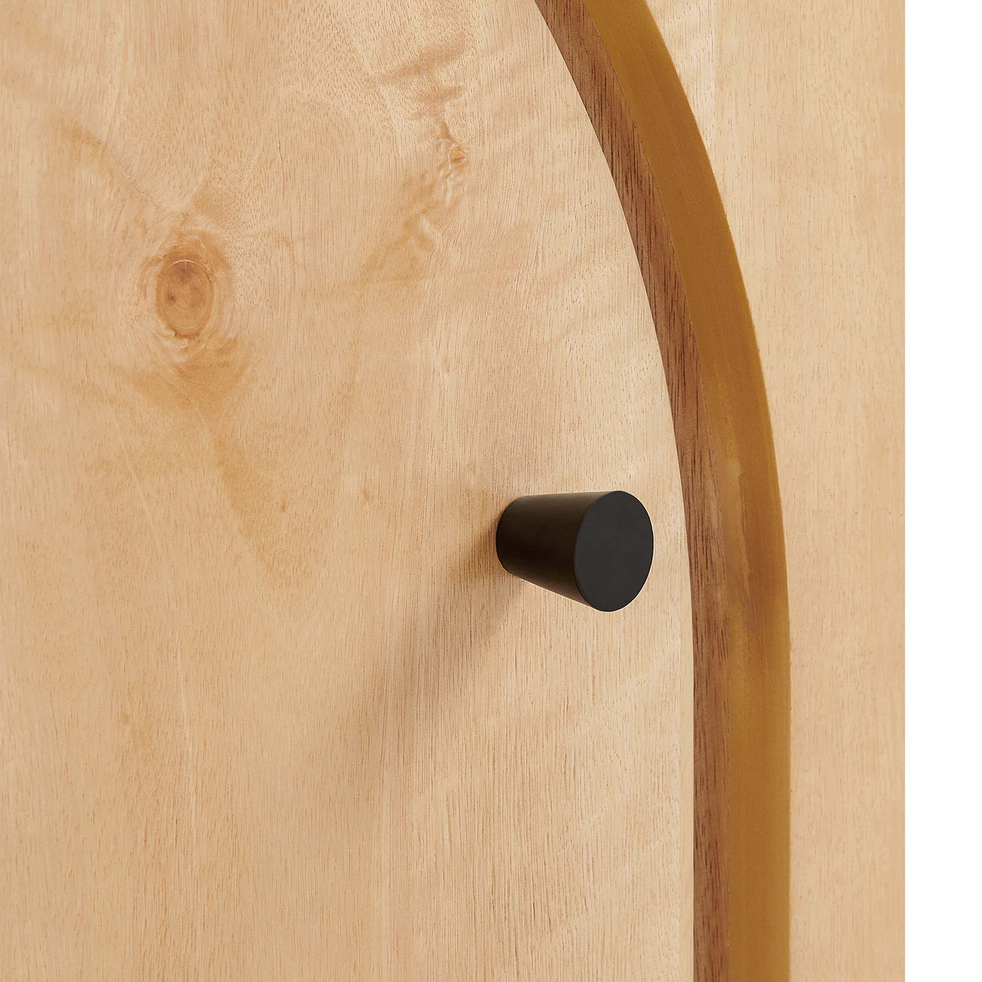 Appia Arched Door Nightstand in Oak - Image 7