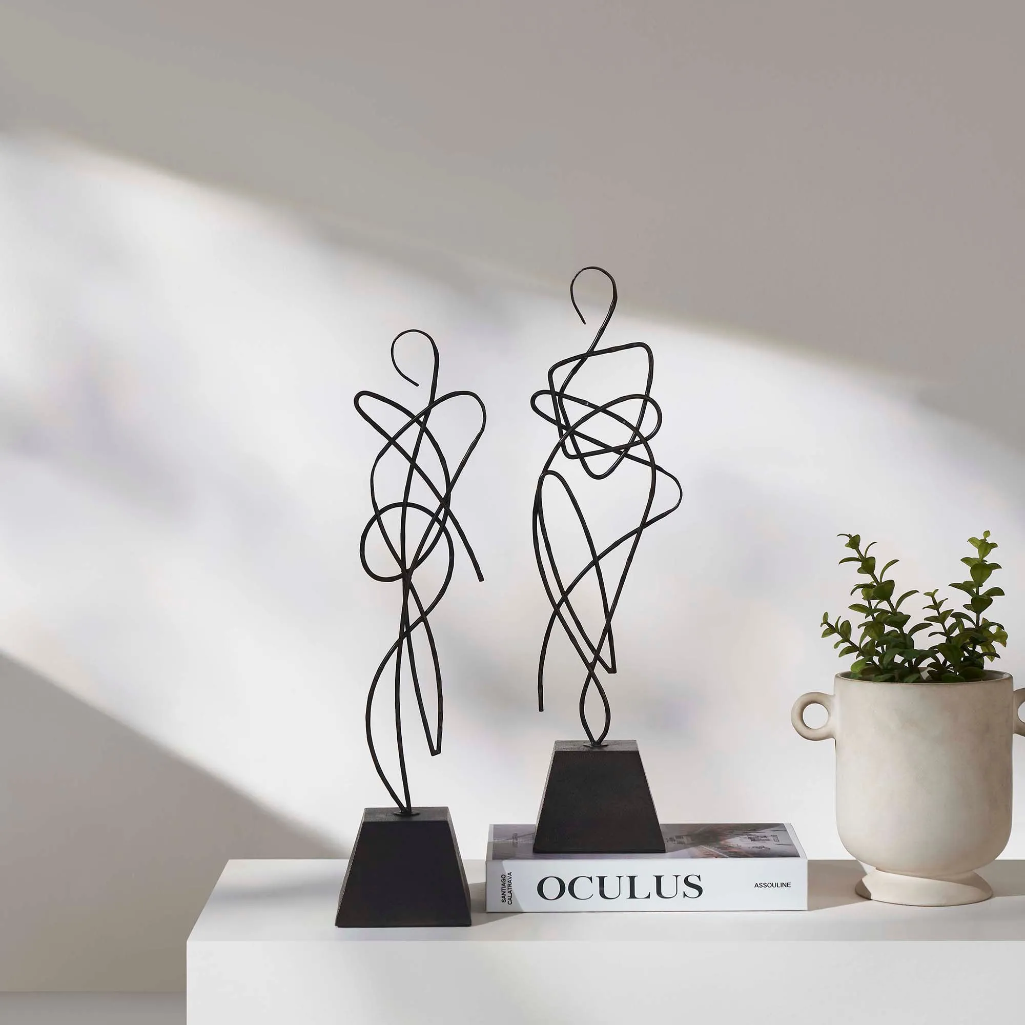 Arabesque Statue Set Of 2 - Image 2