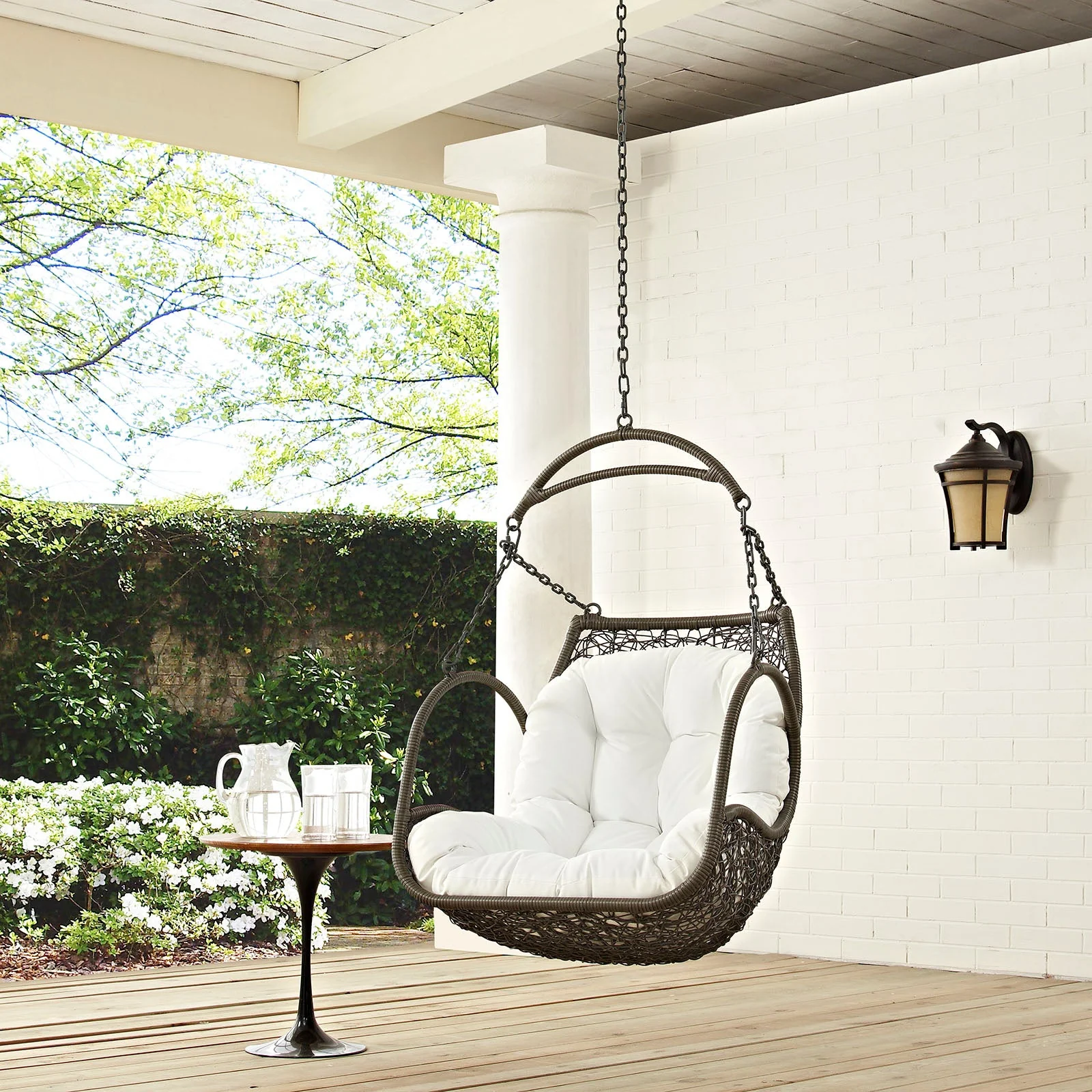 Arbor Outdoor Patio Swing Chair Without Stand - Image 11