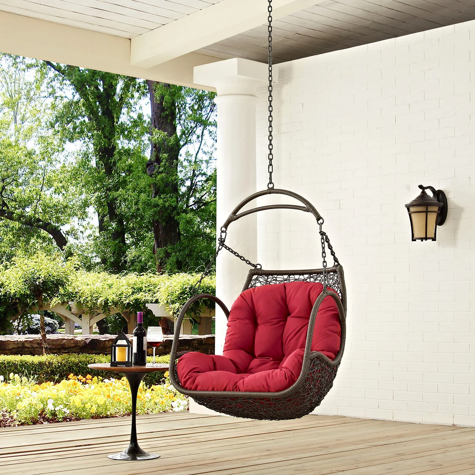 Arbor Outdoor Patio Swing Chair Without Stand - Image 8