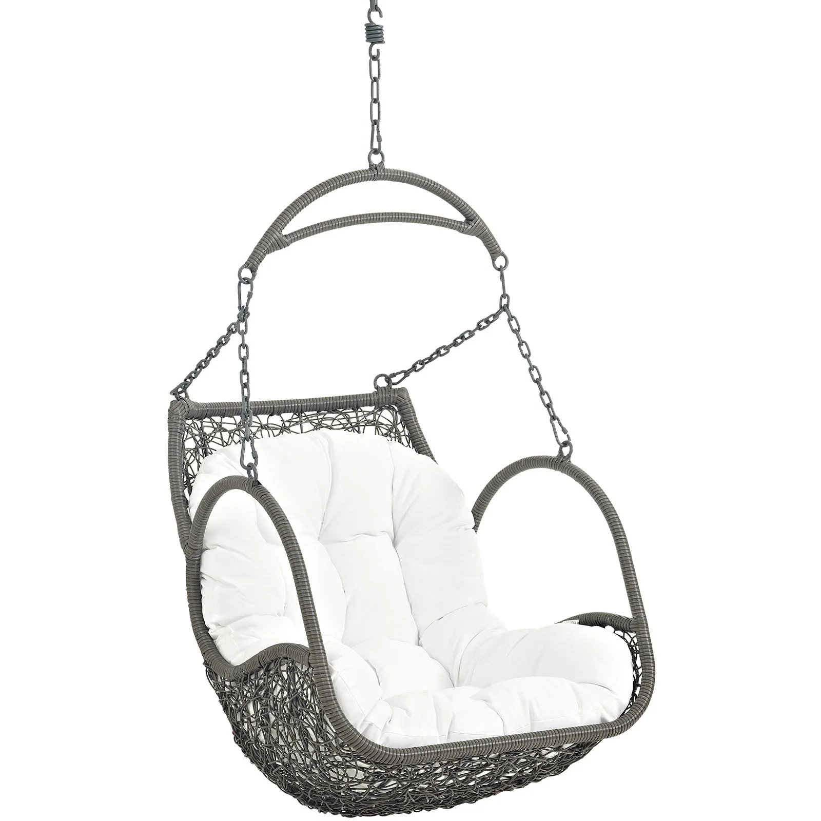 Arbor Outdoor Patio Wood Swing Chair - Image 17