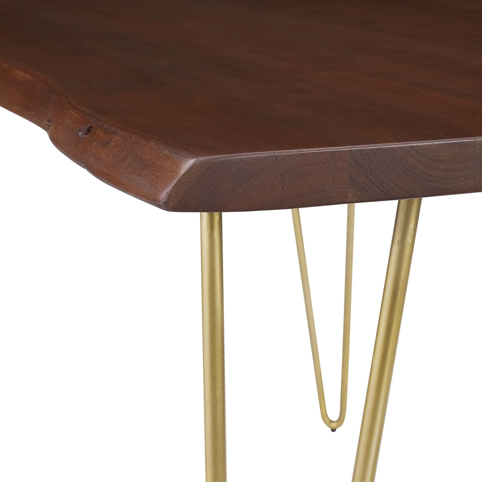Ardor 74" Live Edge Acacia Wood Acacia Wood Dining Table - Image 18